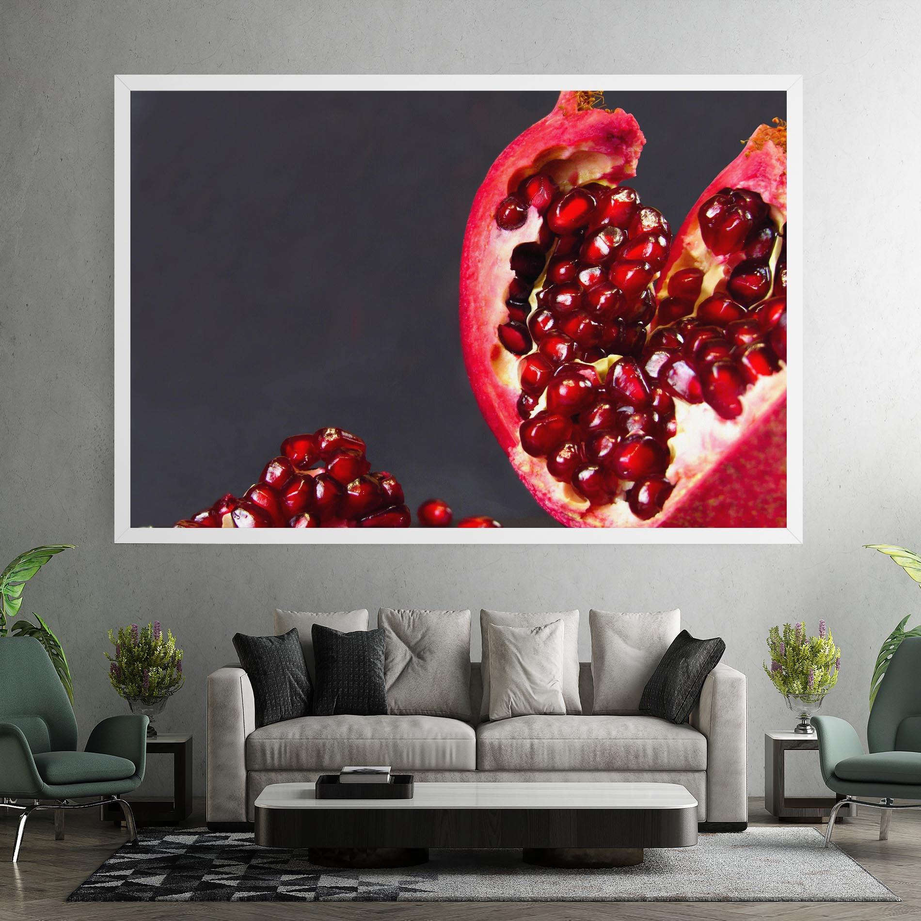 Leinwandbild Open Pomegranate mockup 7