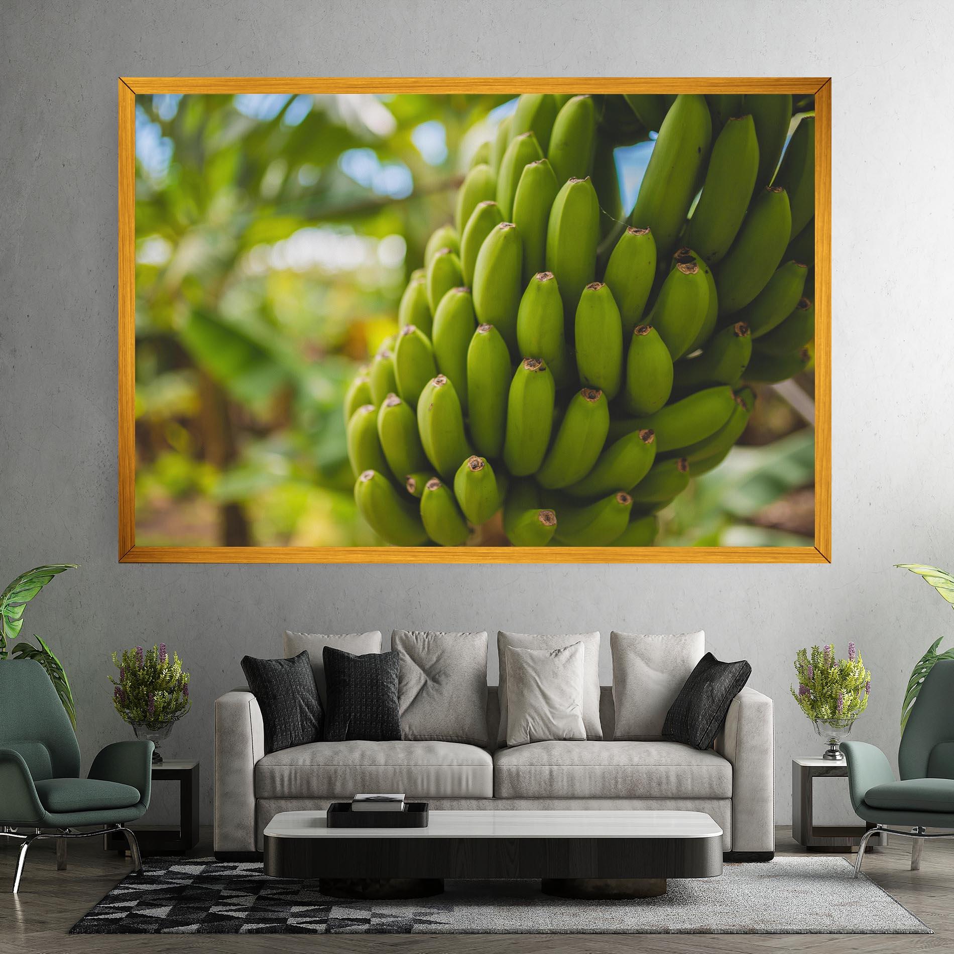 Leinwandbild Green Banana mockup 7