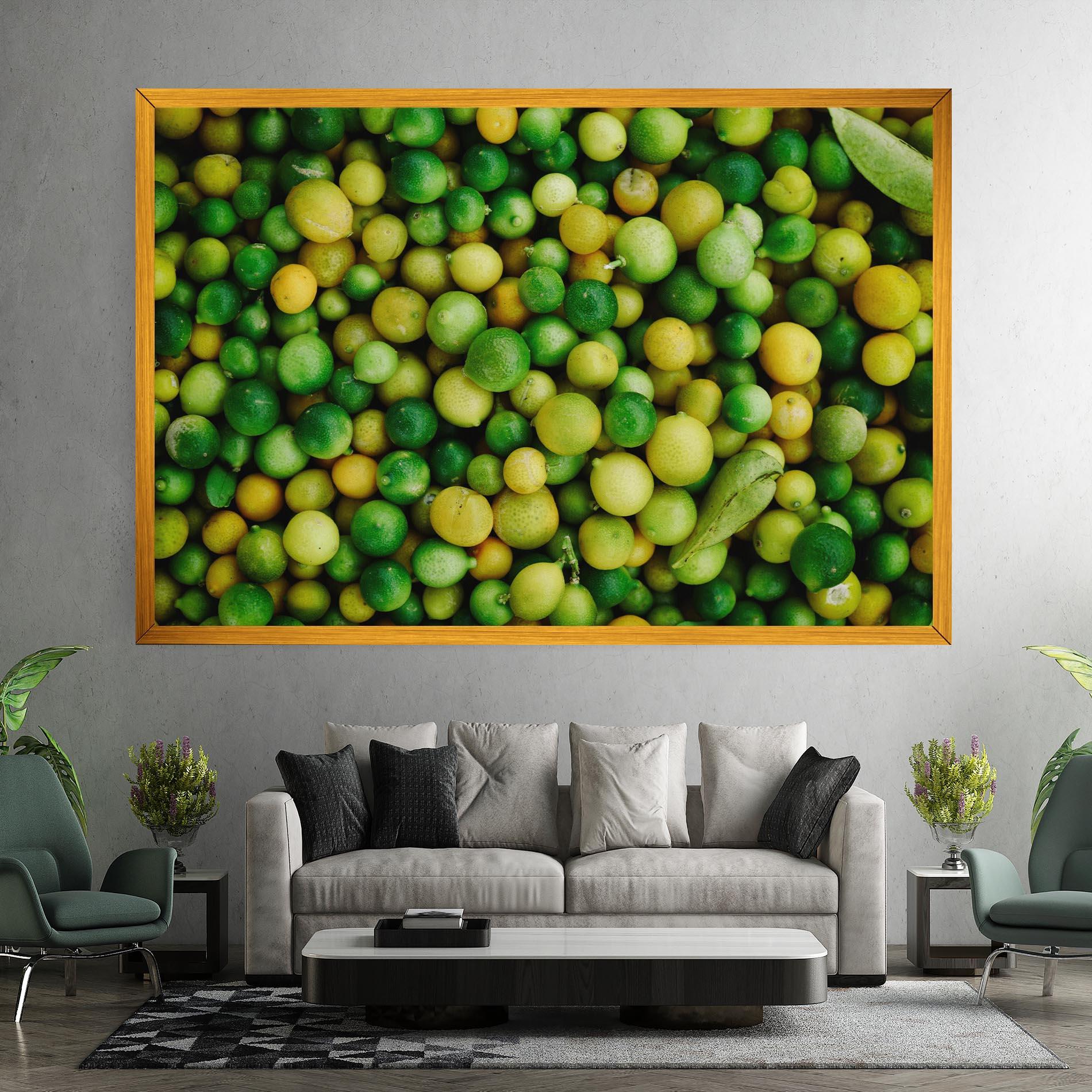 Leinwandbild Green Lime mockup 7