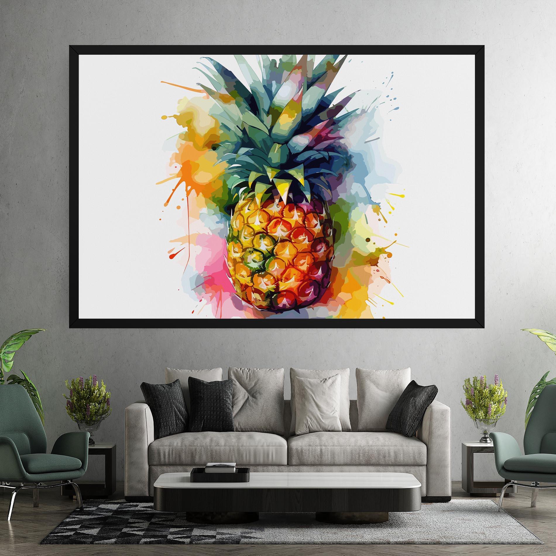 Leinwandbild Color Mix Pineapple mockup 7