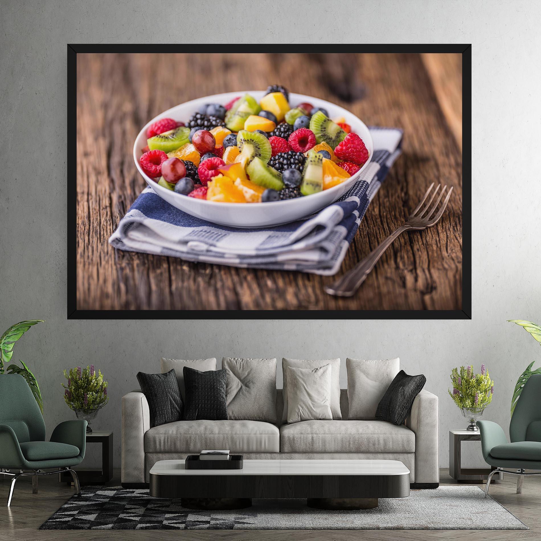 Leinwandbild Fruit Salad mockup 7