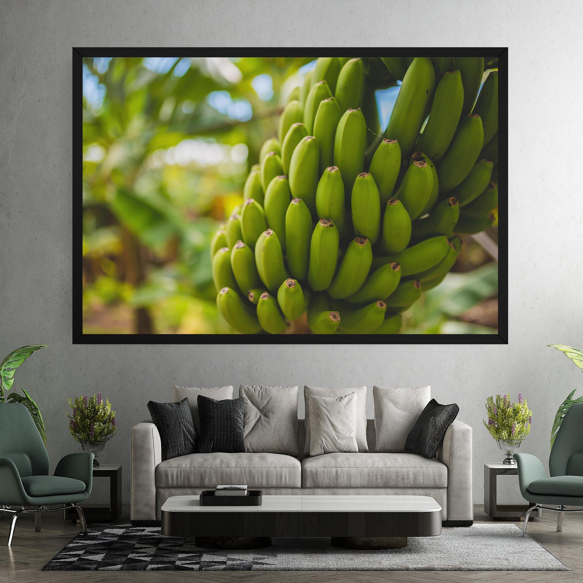 Leinwandbild Green Banana mockup 7
