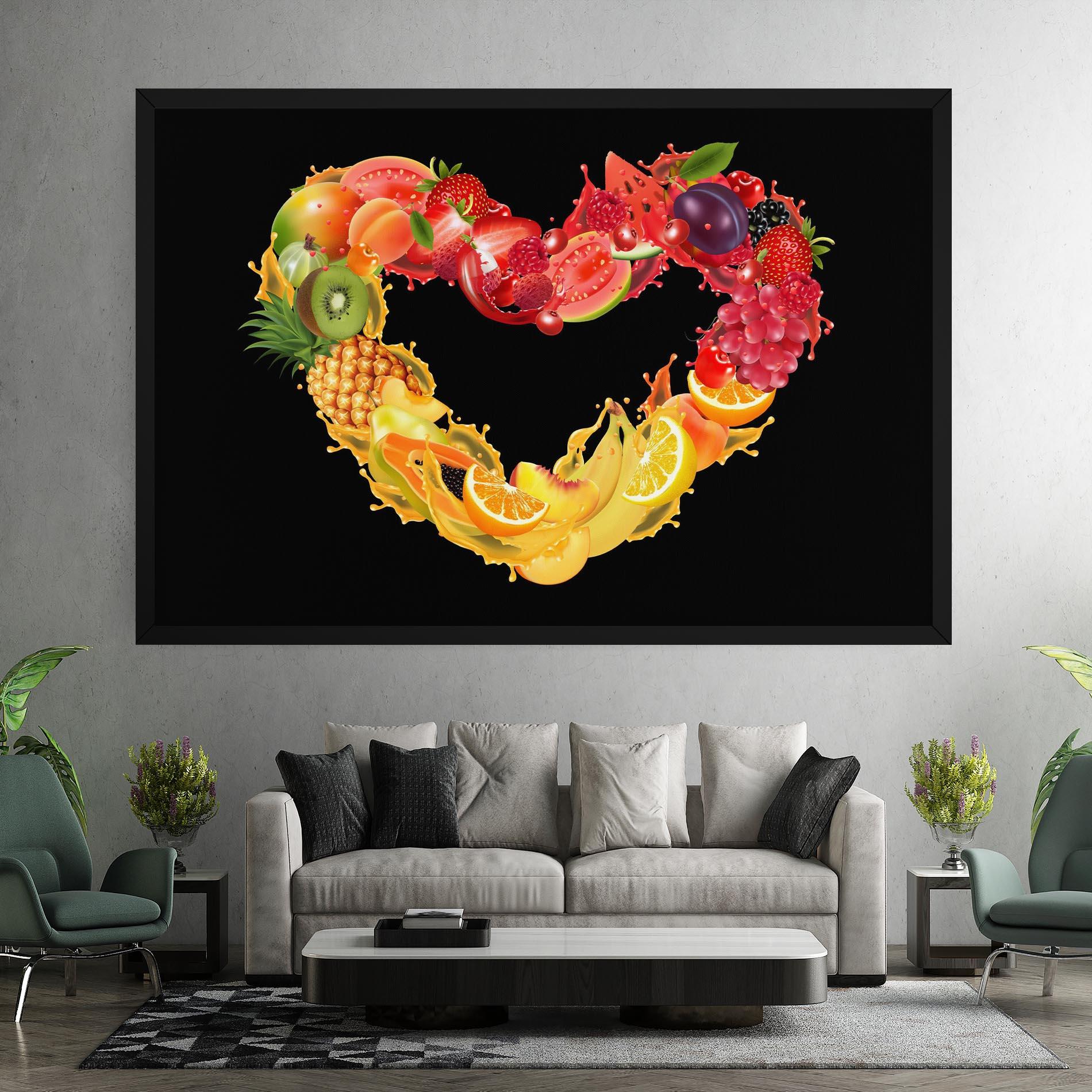 Leinwandbild Juice Frame mockup 7