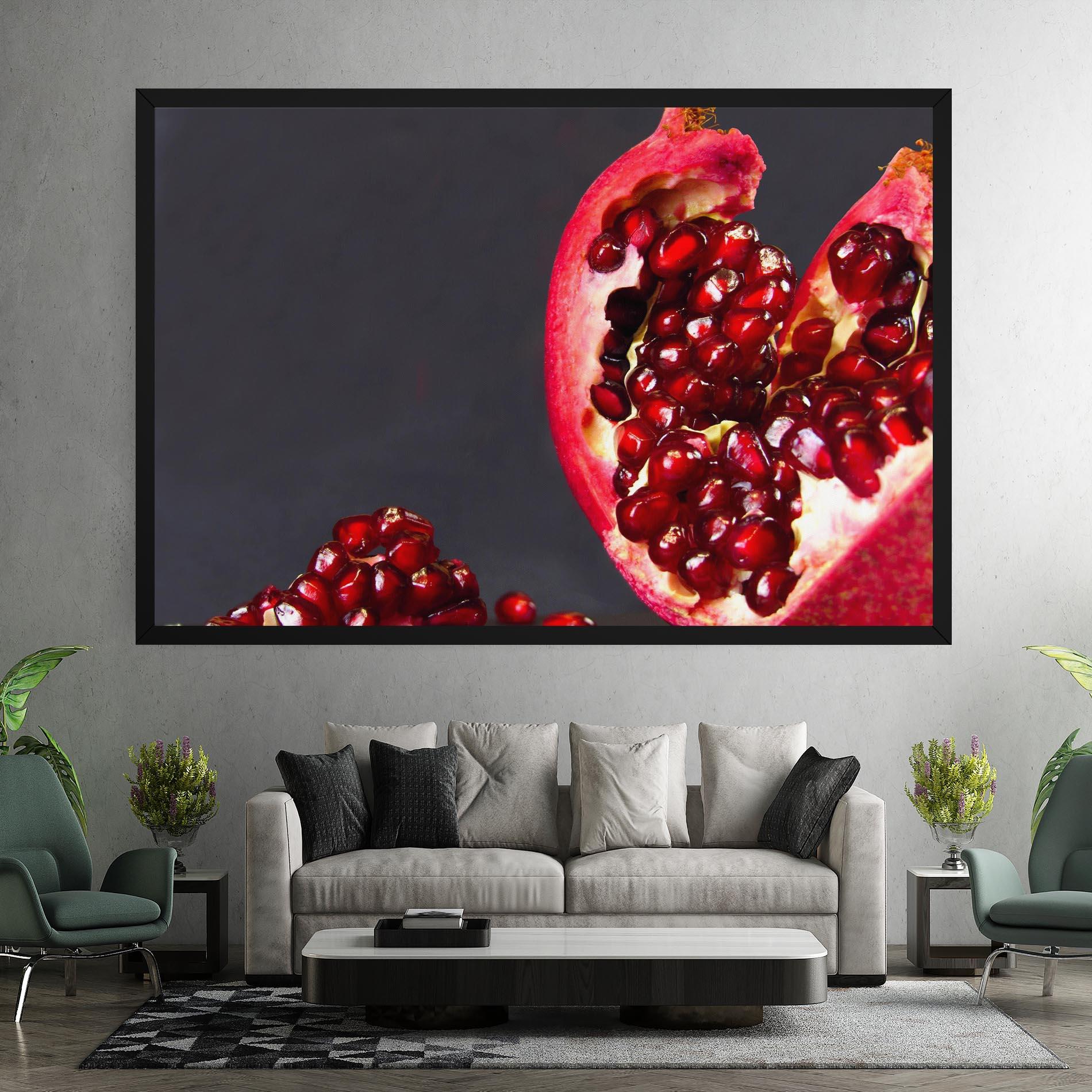 Leinwandbild Open Pomegranate mockup 7