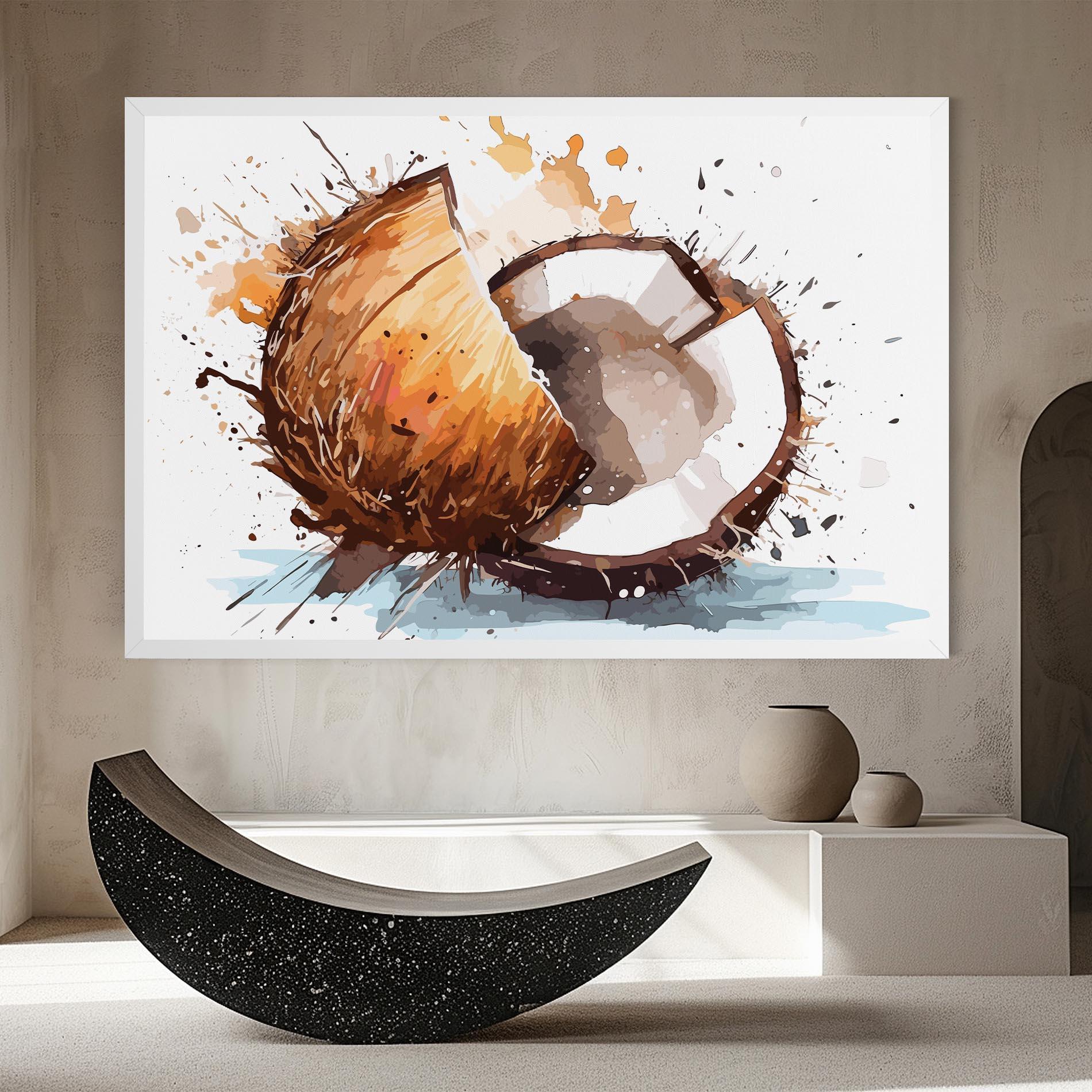 Leinwandbild Coconut Art mockup 8