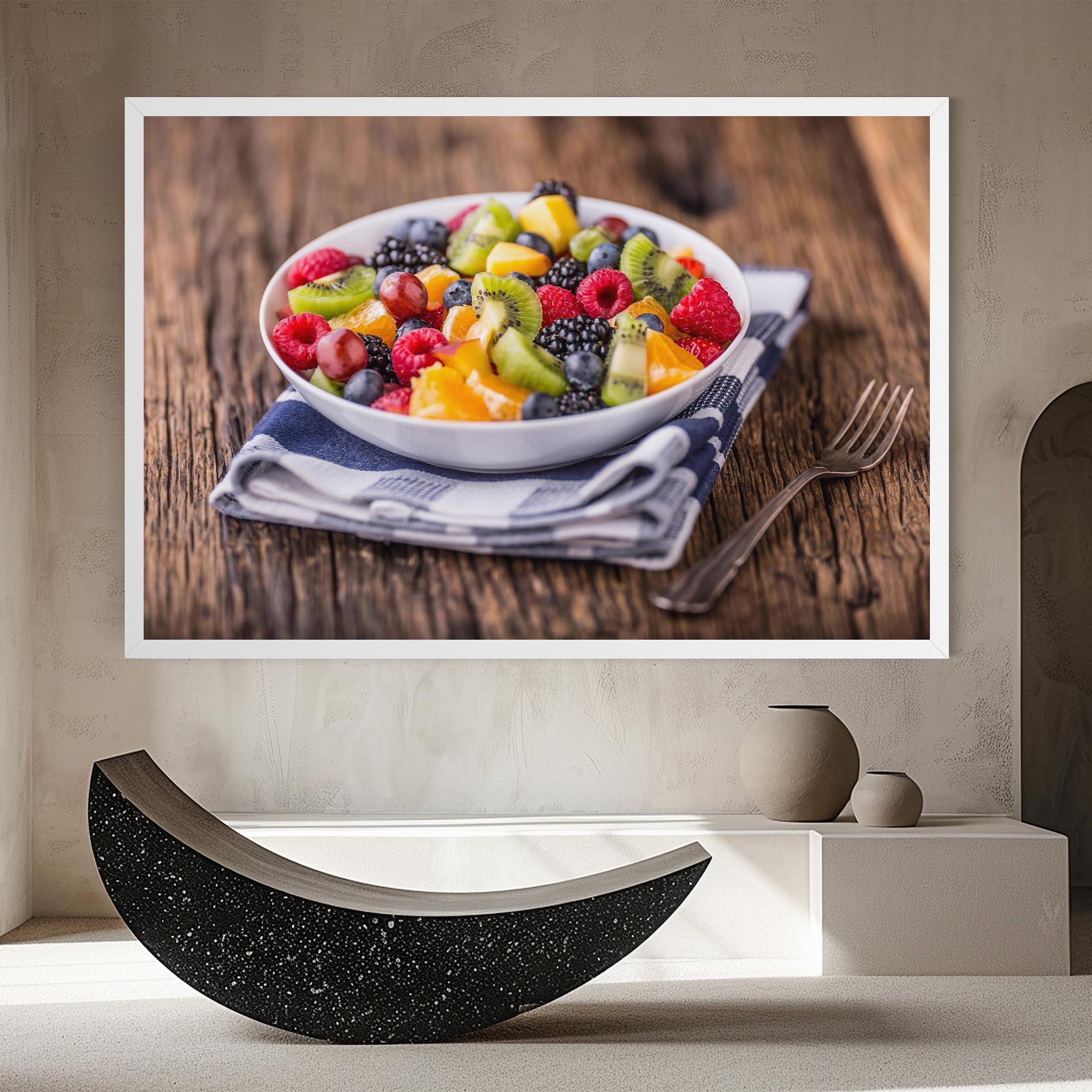 Leinwandbild Fruit Salad mockup 8