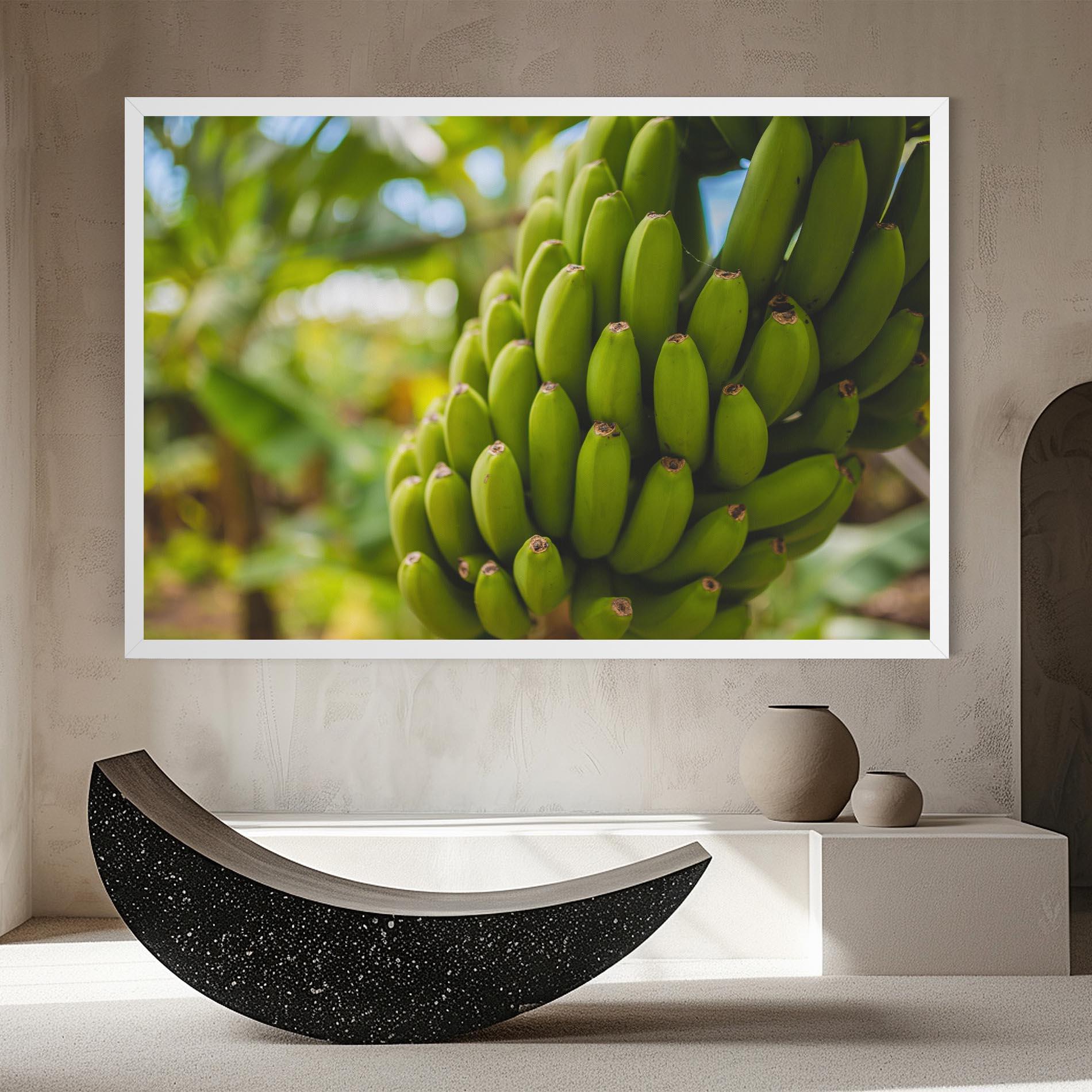 Leinwandbild Green Banana mockup 8