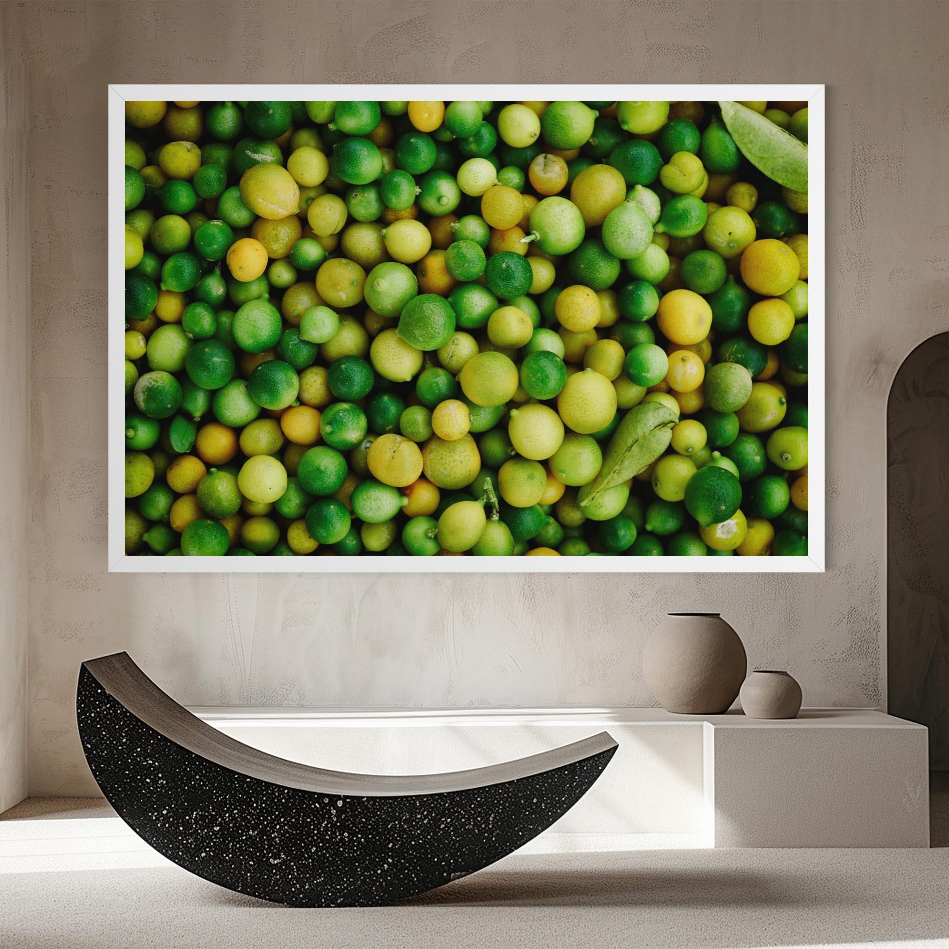 Leinwandbild Green Lime mockup 8