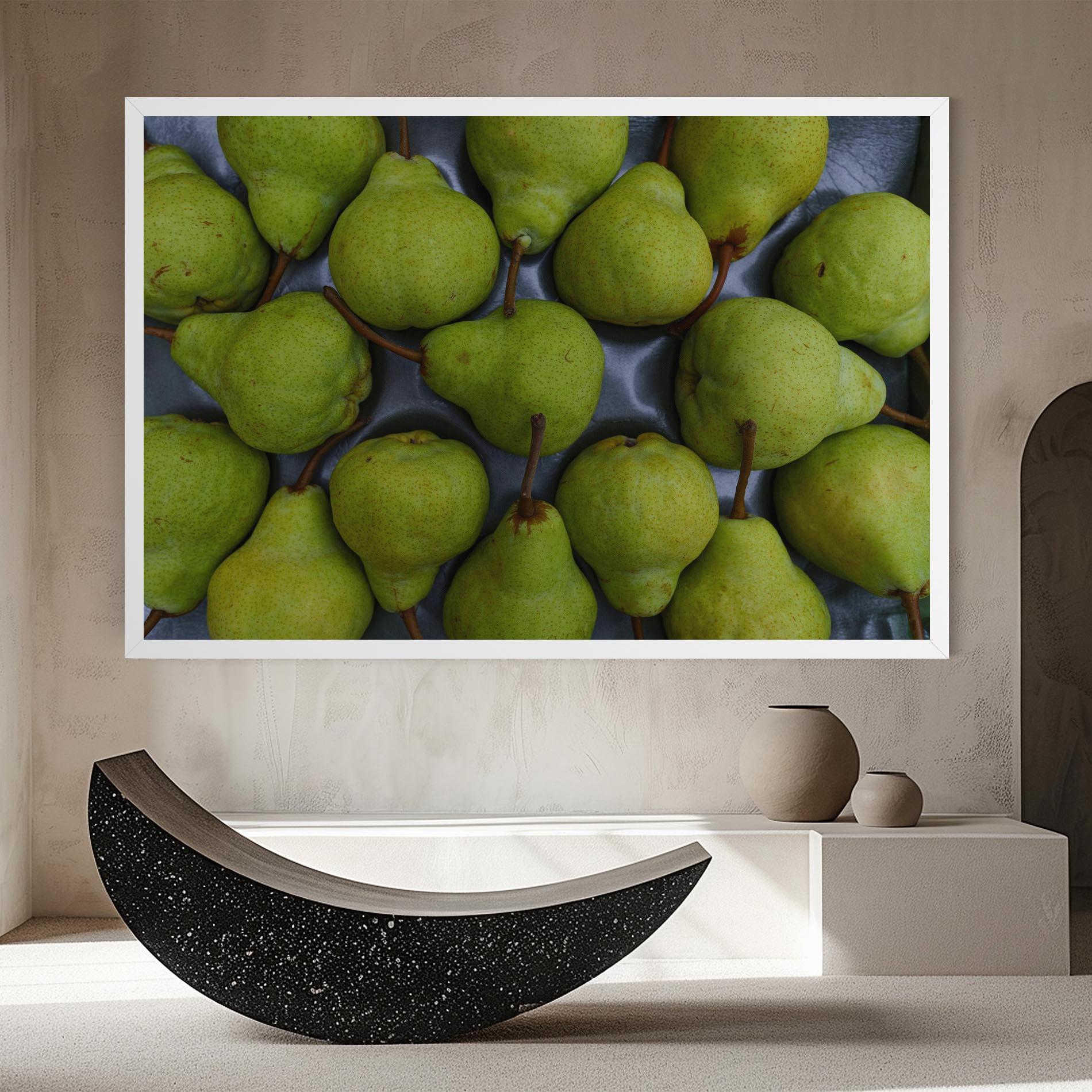 Leinwandbild Green Pear mockup 8