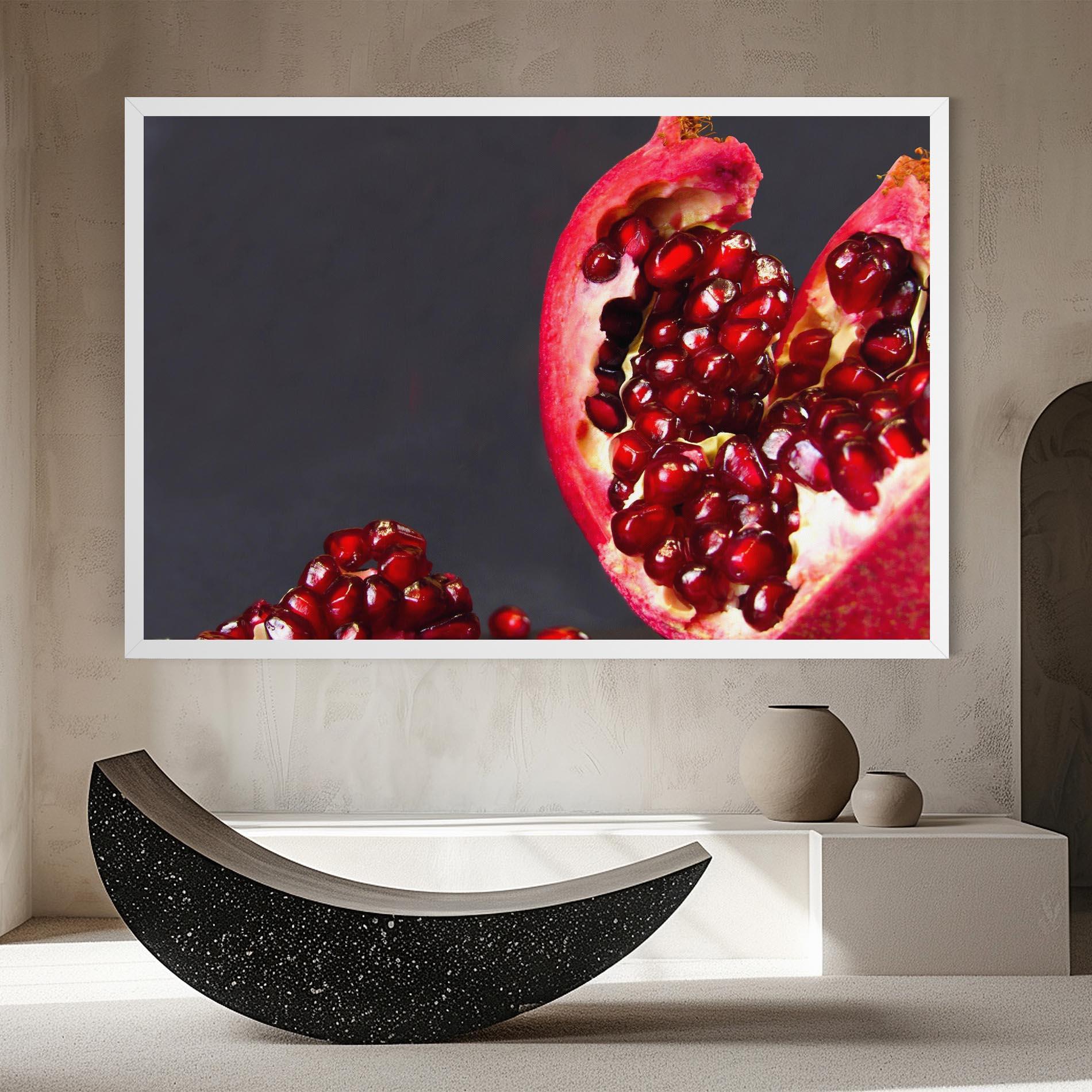Leinwandbild Open Pomegranate mockup 8