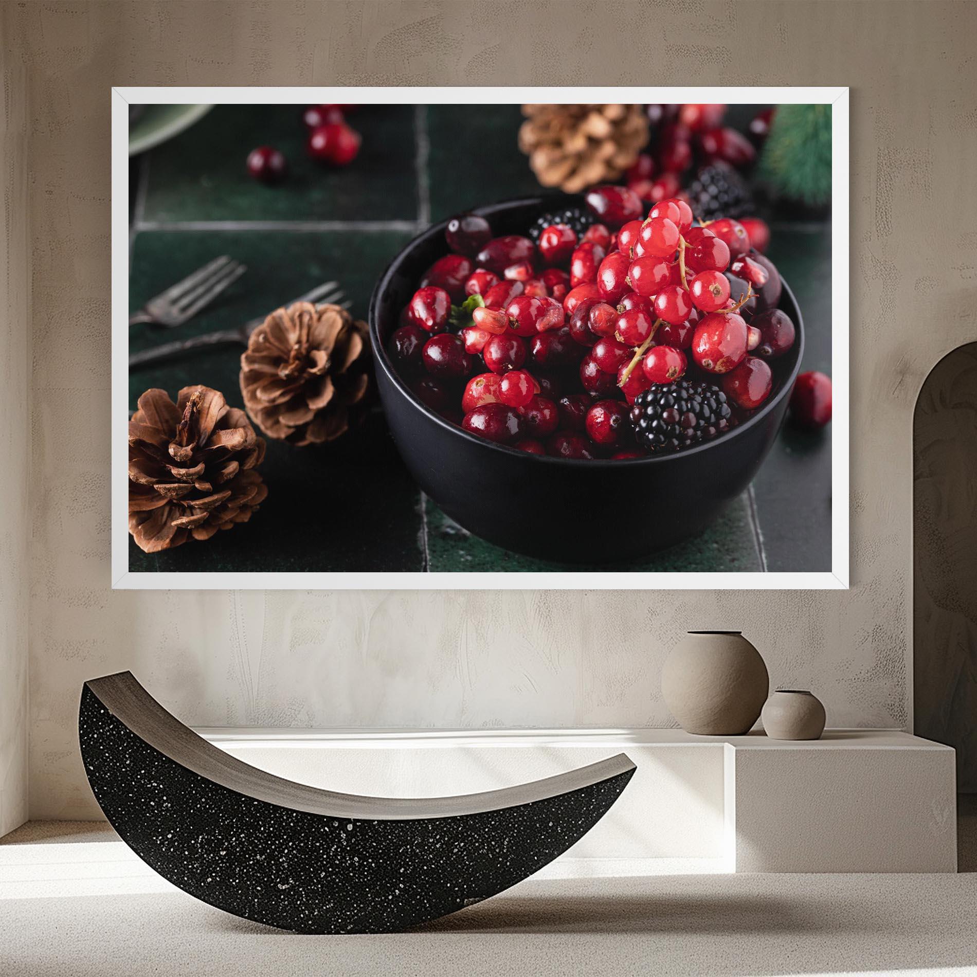 Leinwandbild Red Berries mockup 8