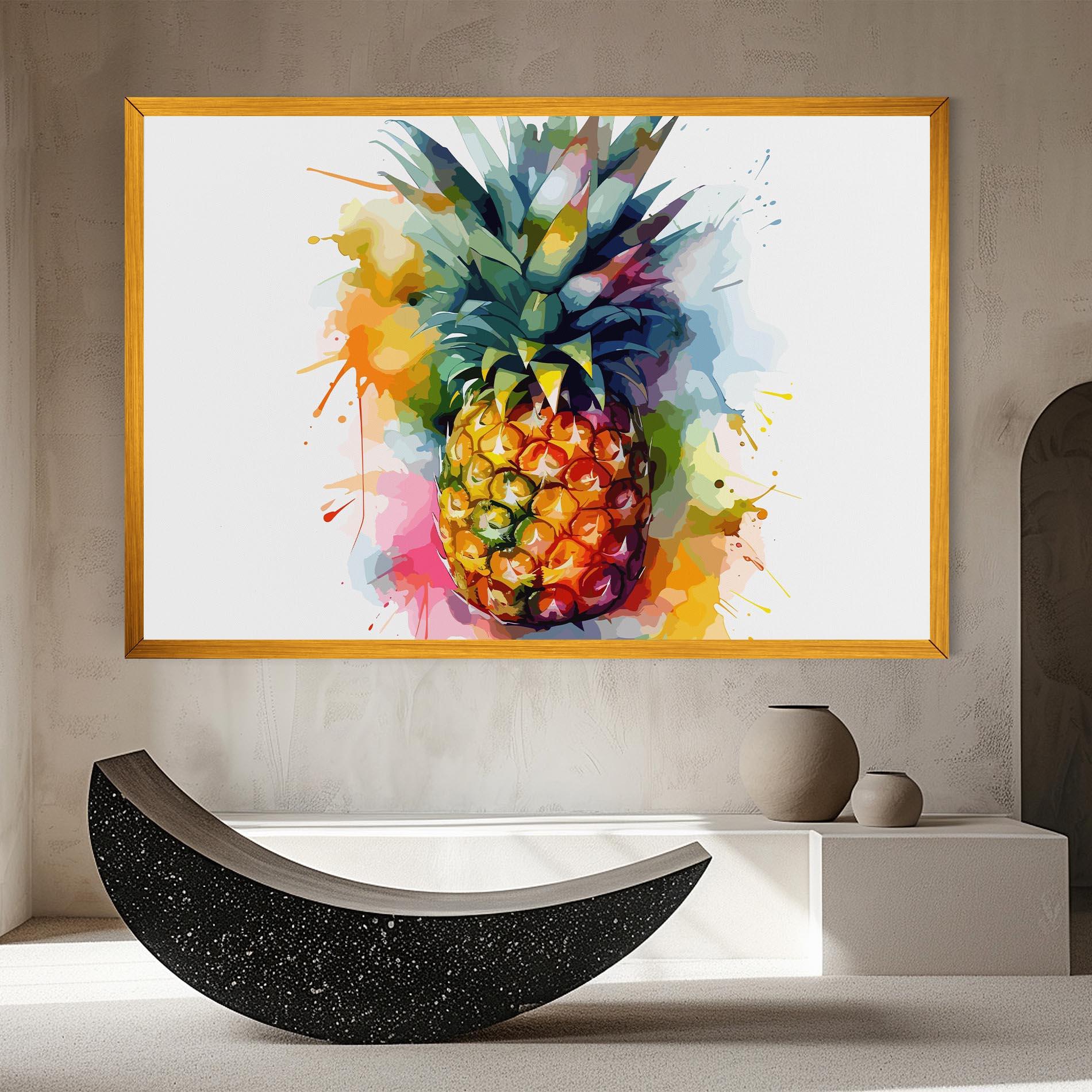 Leinwandbild Color Mix Pineapple mockup 8