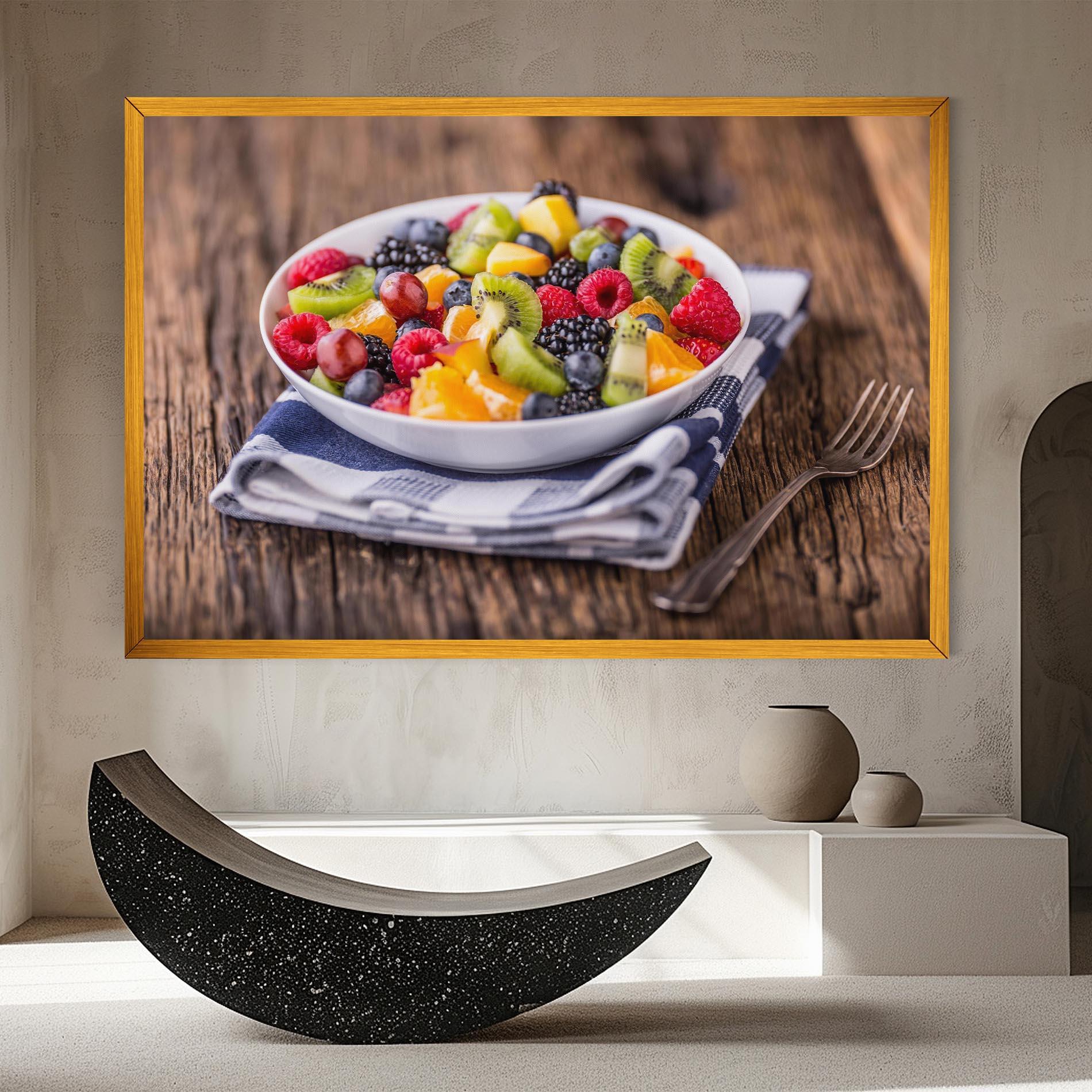 Leinwandbild Fruit Salad mockup 8