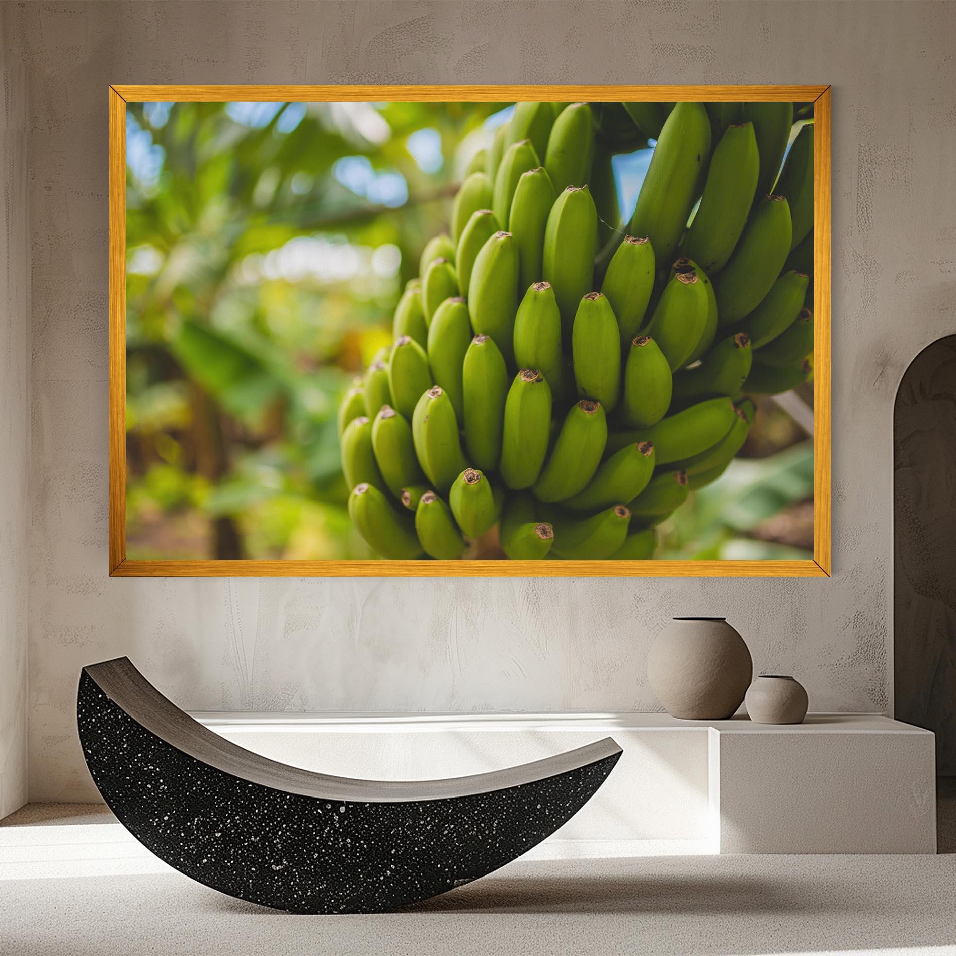 Leinwandbild Green Banana mockup 8