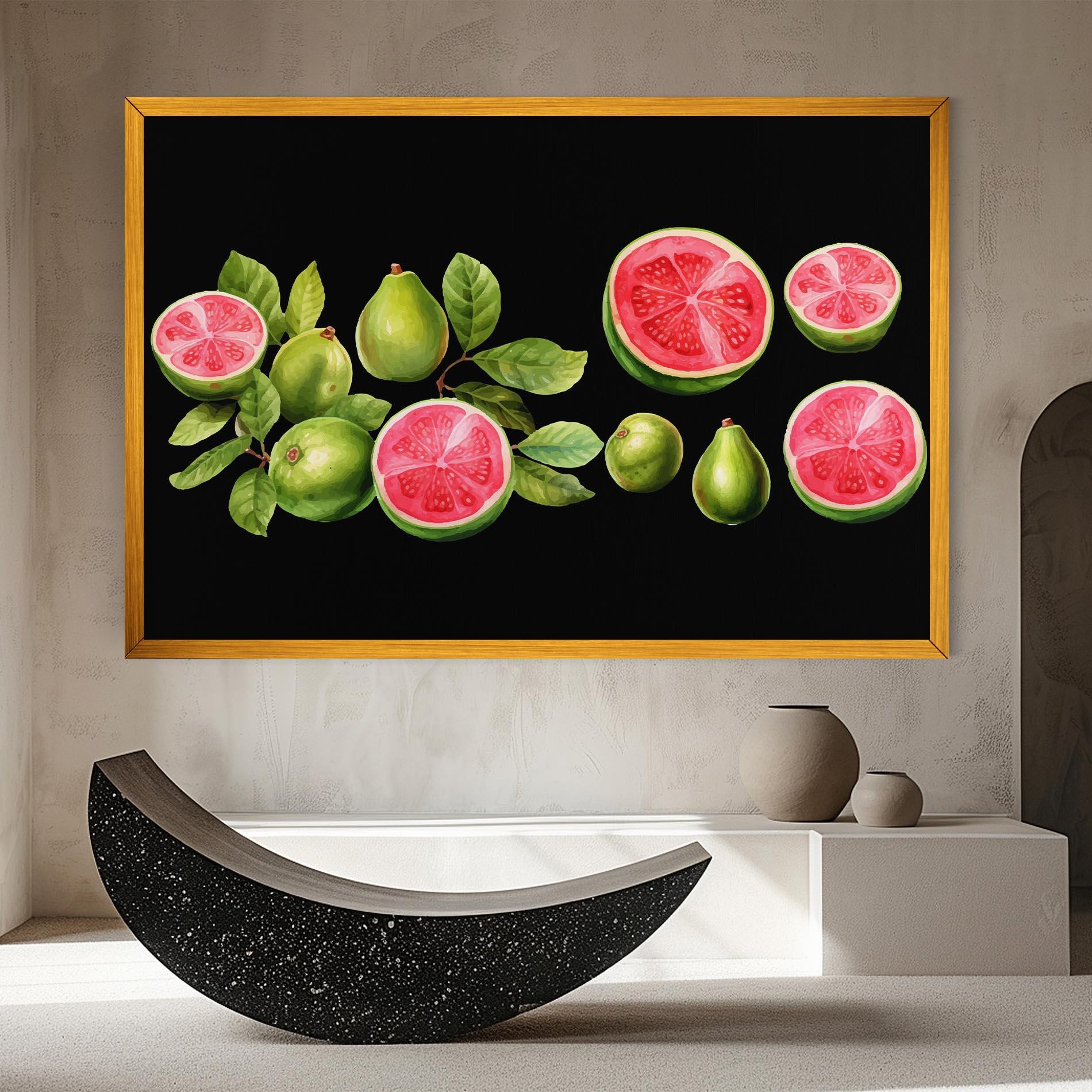 Leinwandbild Green Fruit mockup 8