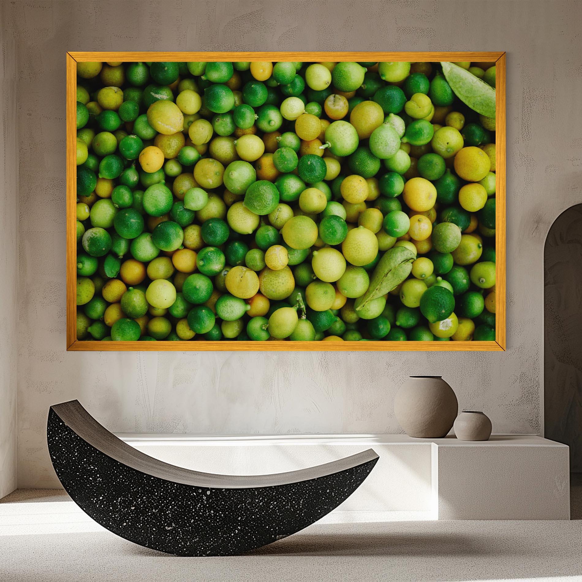 Leinwandbild Green Lime mockup 8