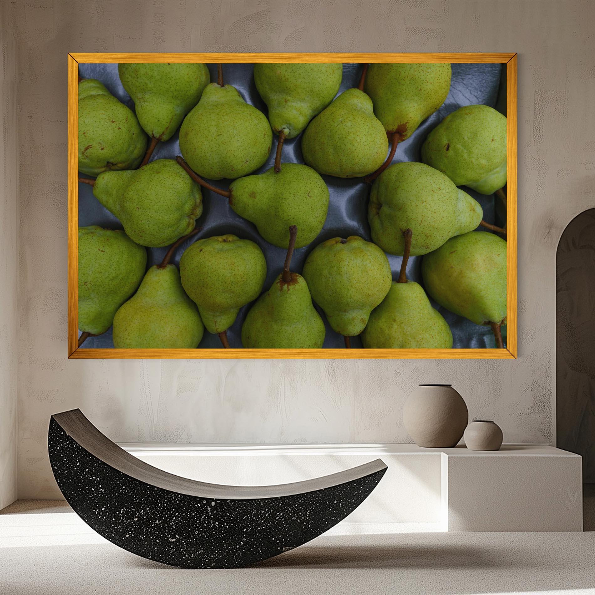 Leinwandbild Green Pear mockup 8
