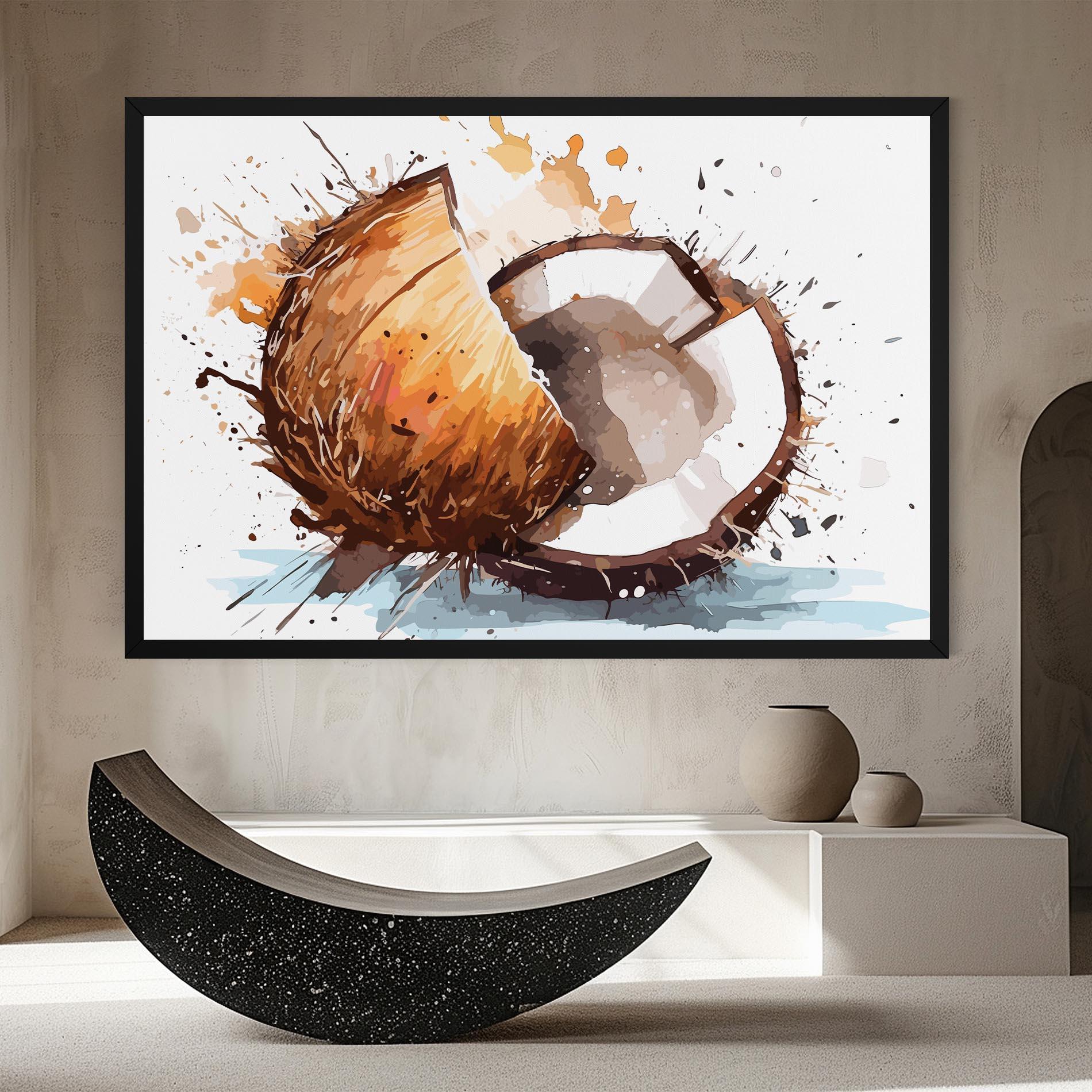 Leinwandbild Coconut Art mockup 8