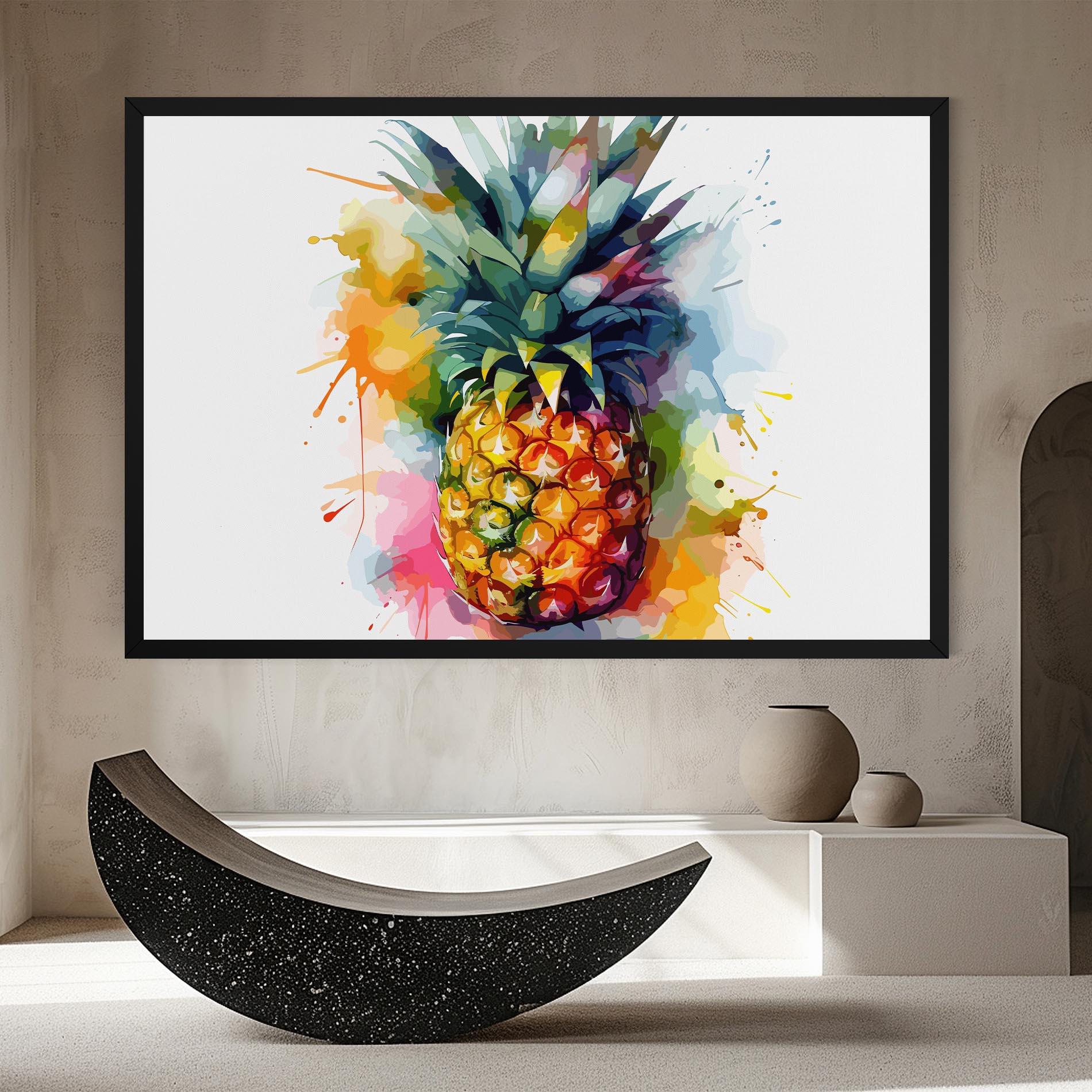 Leinwandbild Color Mix Pineapple mockup 8