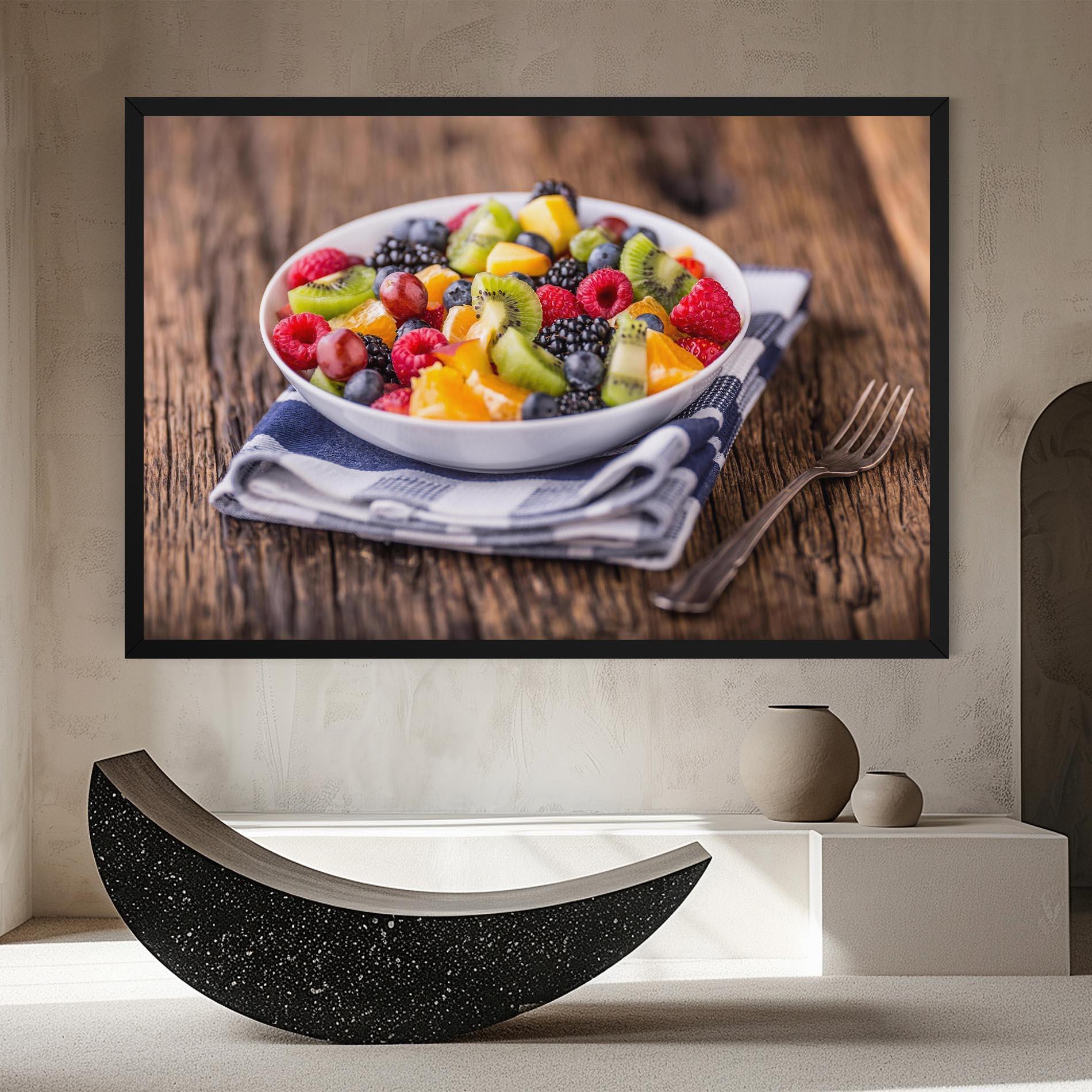 Leinwandbild Fruit Salad mockup 8