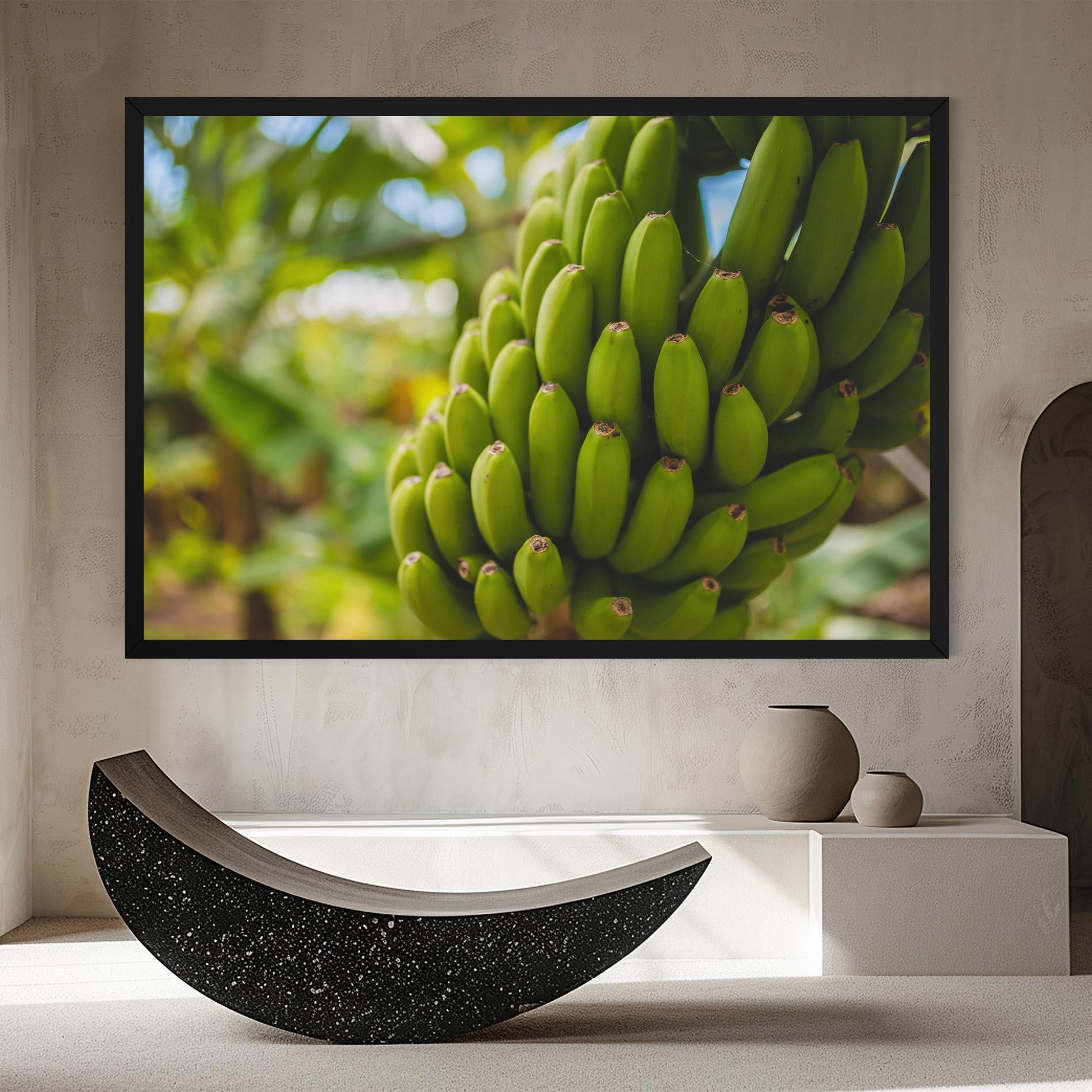 Leinwandbild Green Banana mockup 8