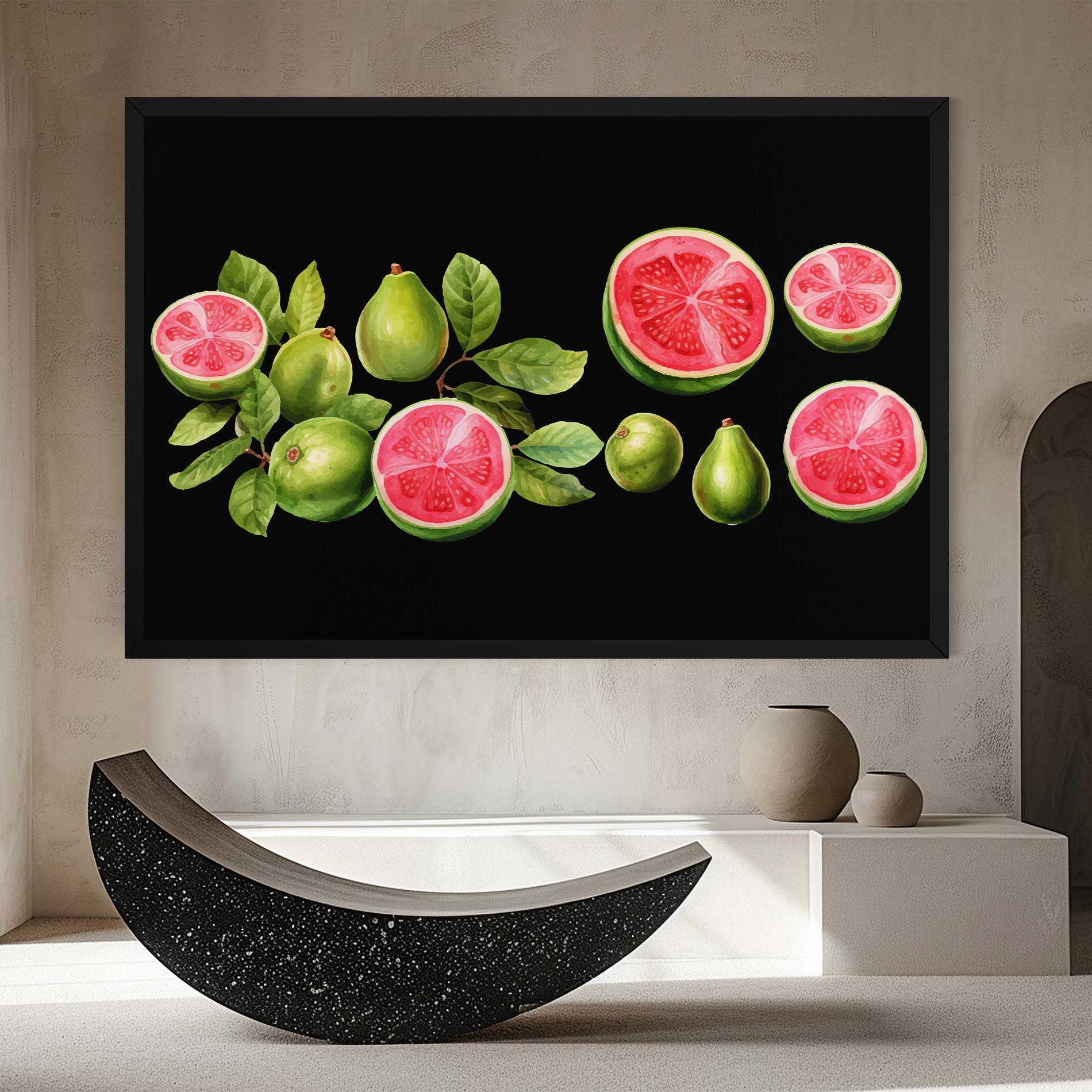 Leinwandbild Green Fruit mockup 8
