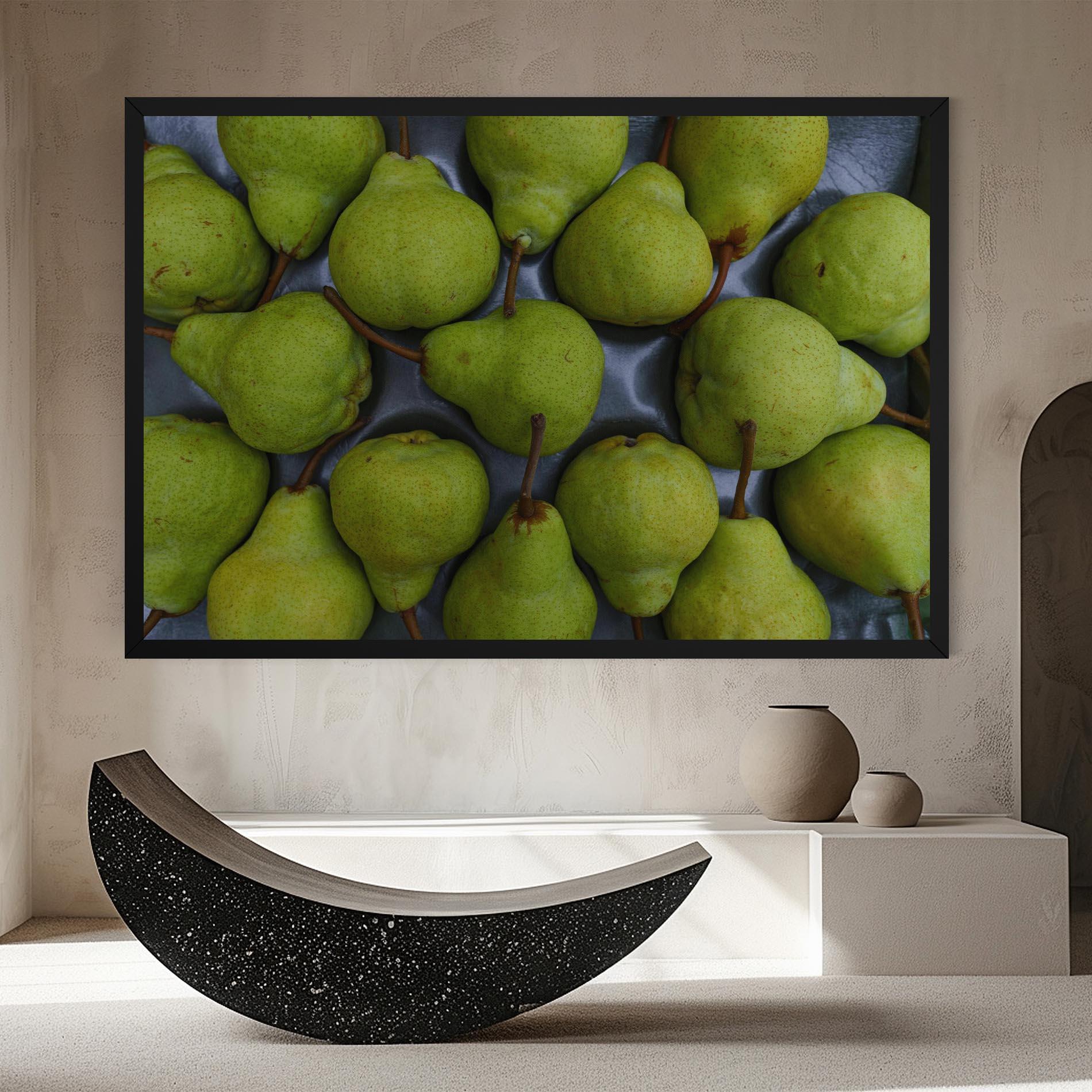 Leinwandbild Green Pear mockup 8