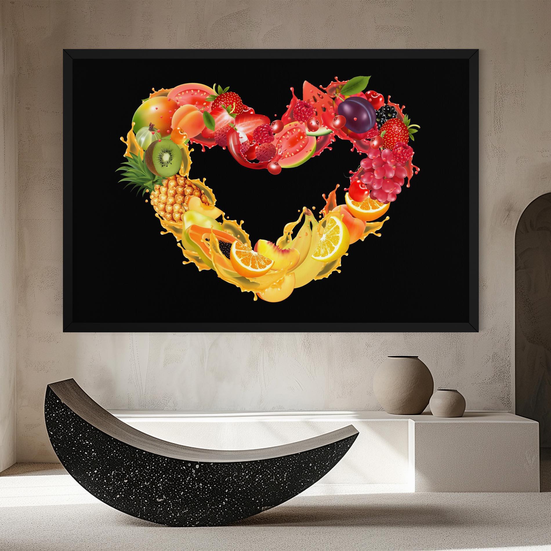 Leinwandbild Juice Frame mockup 8