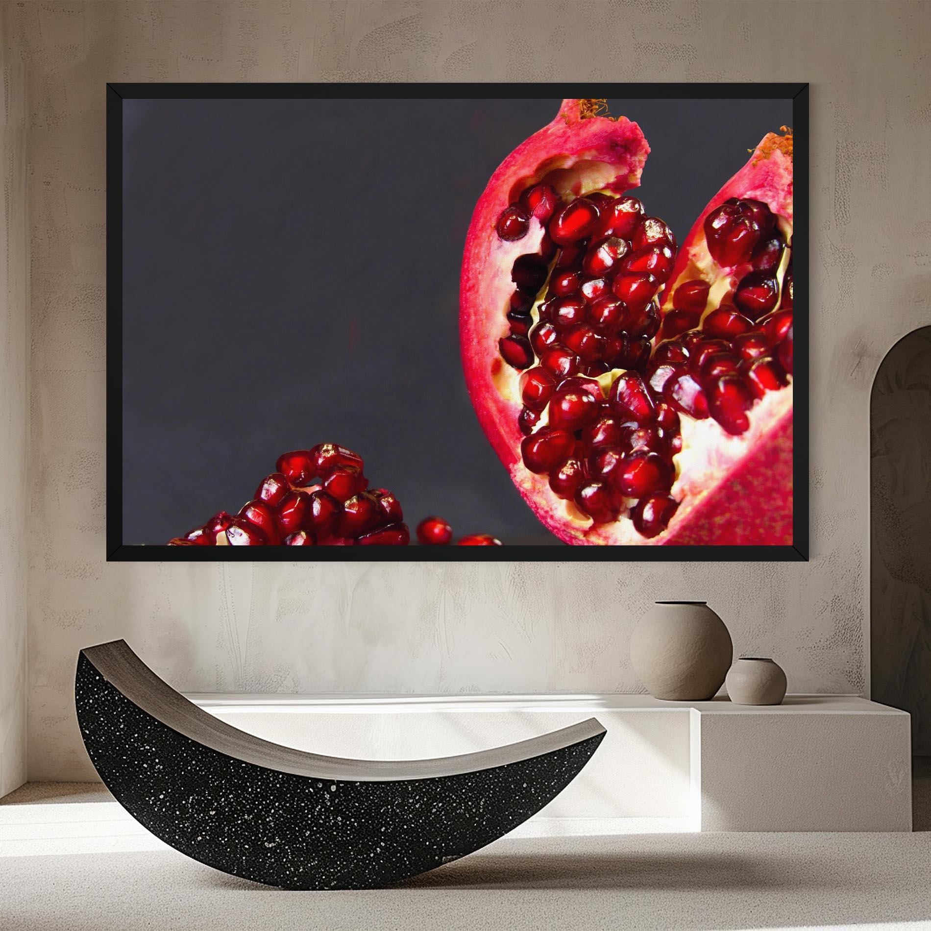 Leinwandbild Open Pomegranate mockup 8