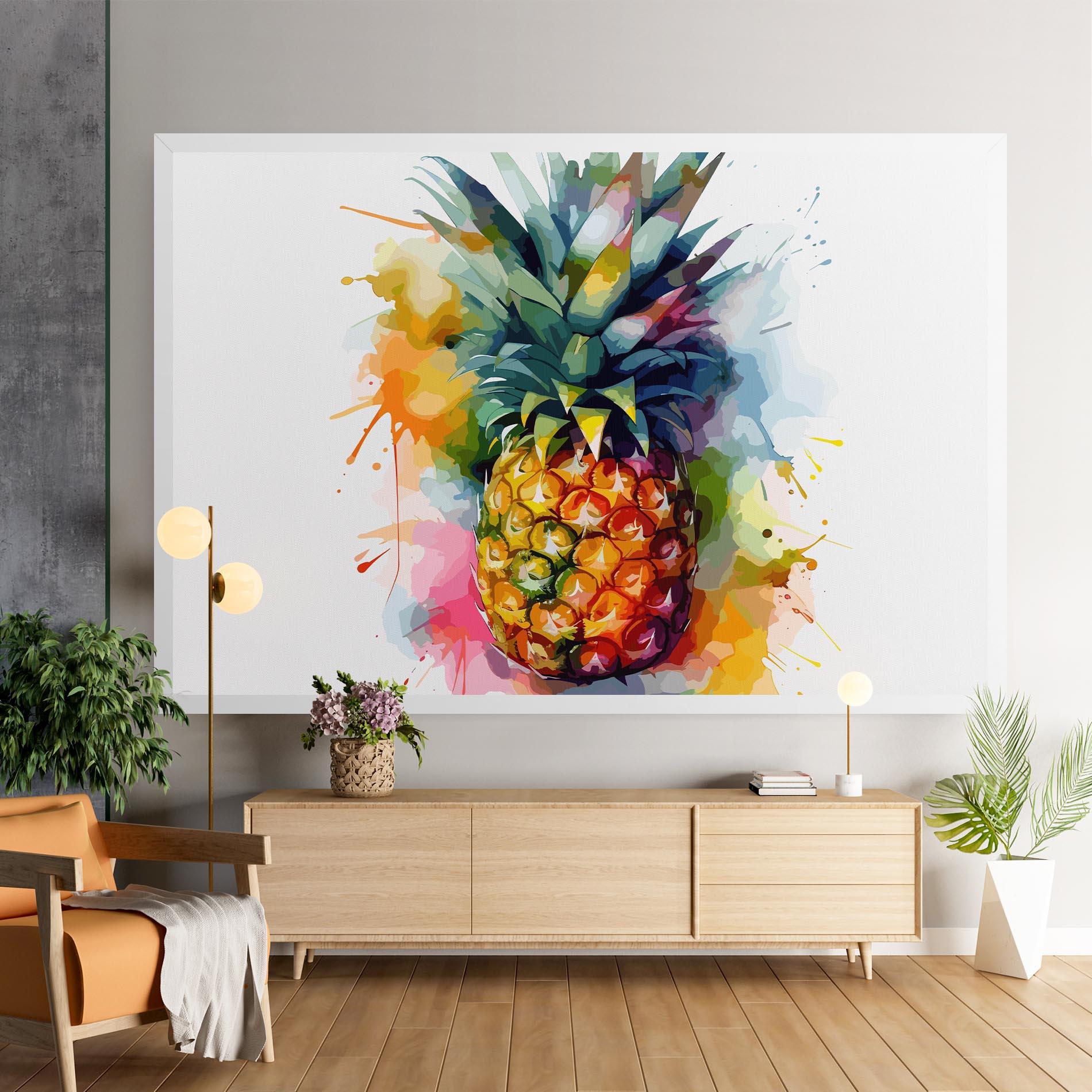 Leinwandbild Color Mix Pineapple mockup 9