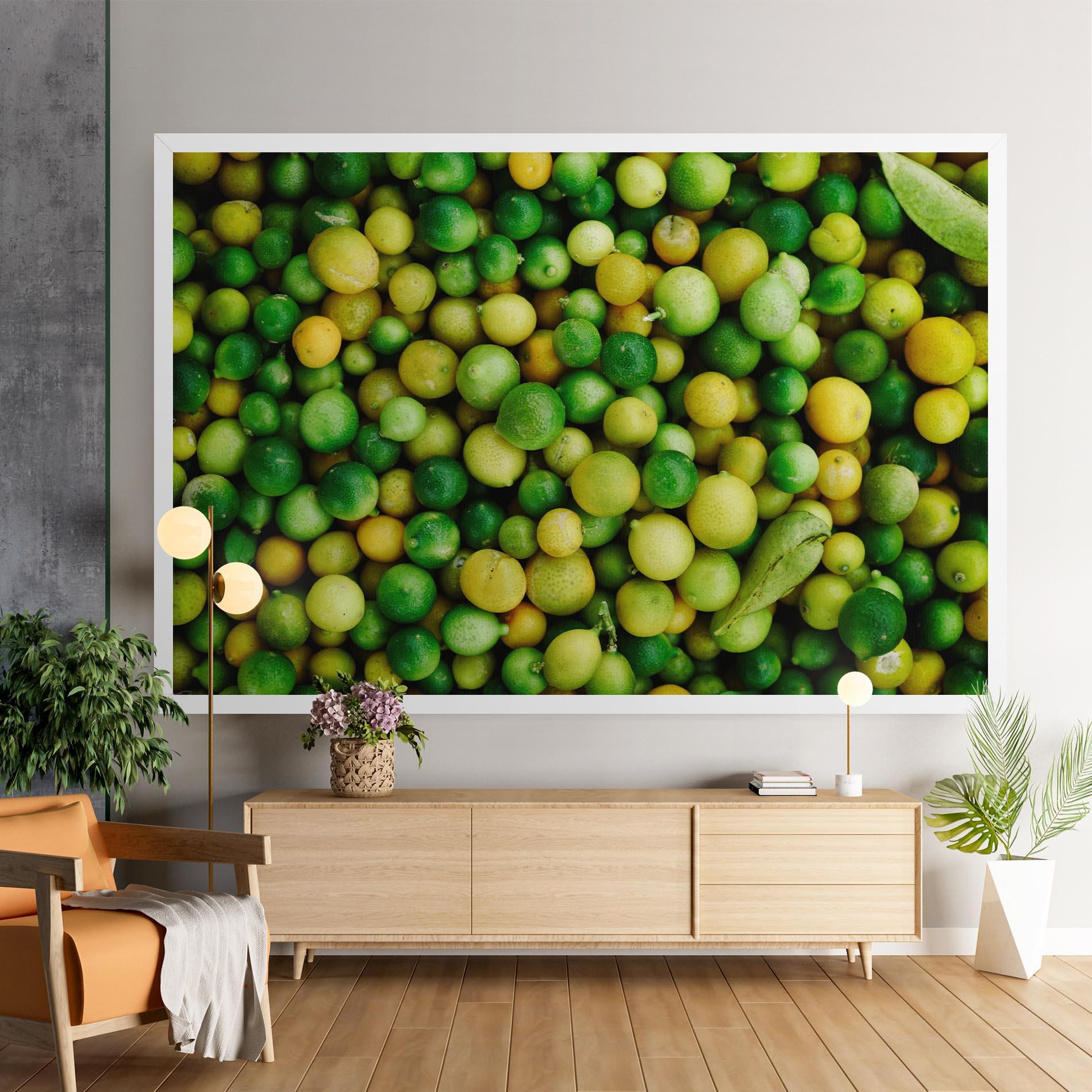 Leinwandbild Green Lime mockup 9