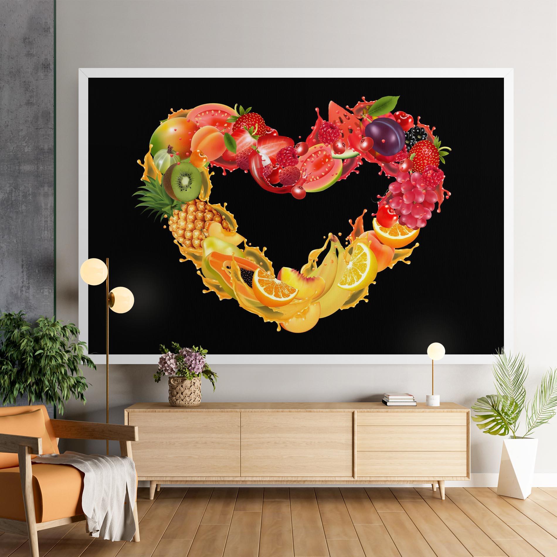 Leinwandbild Juice Frame mockup 9