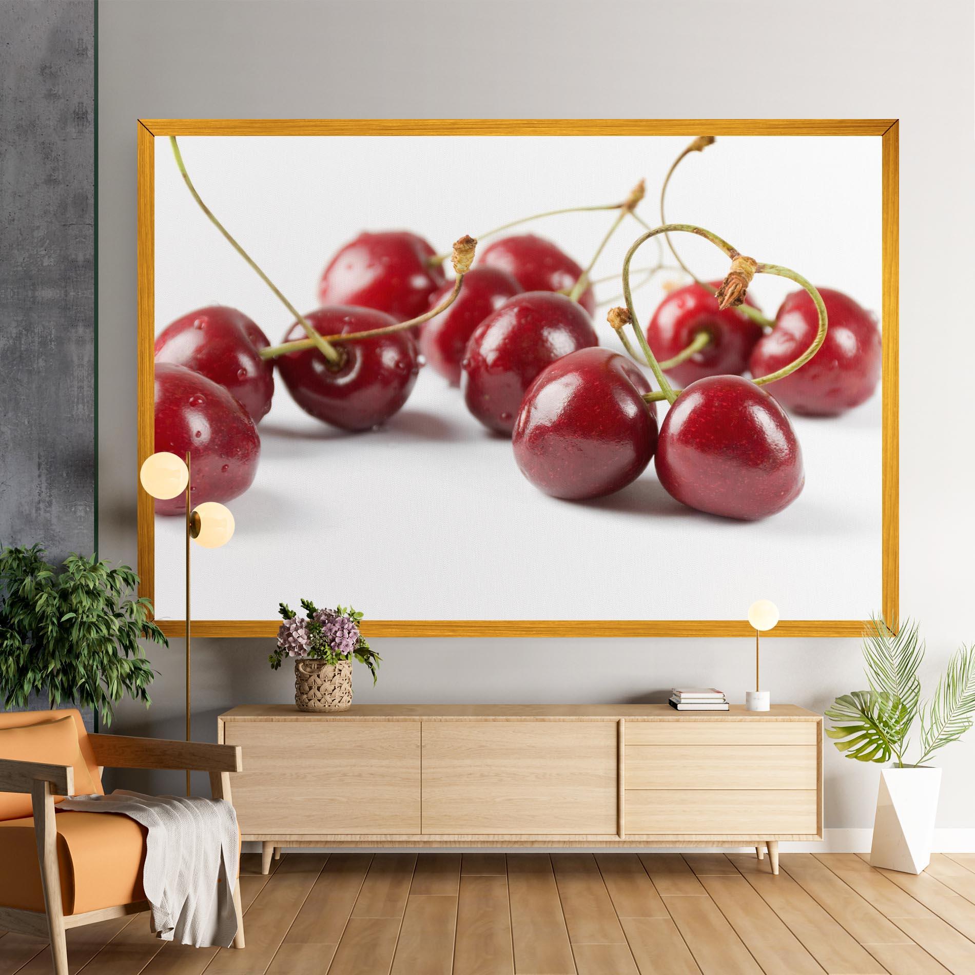 Leinwandbild Cherry Berries mockup 9