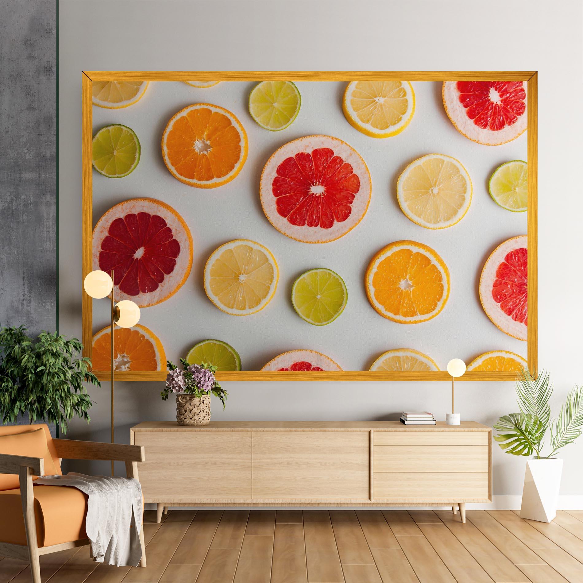 Leinwandbild Grapefruit Mix mockup 9
