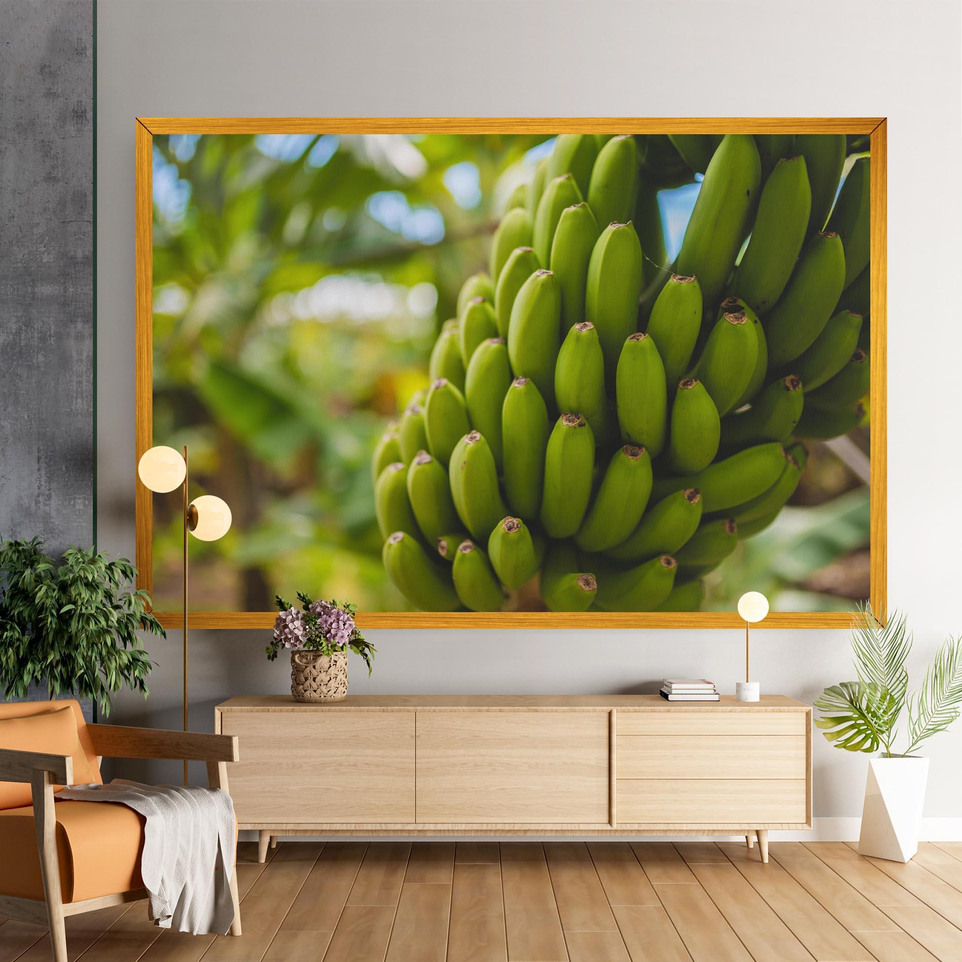 Leinwandbild Green Banana mockup 9
