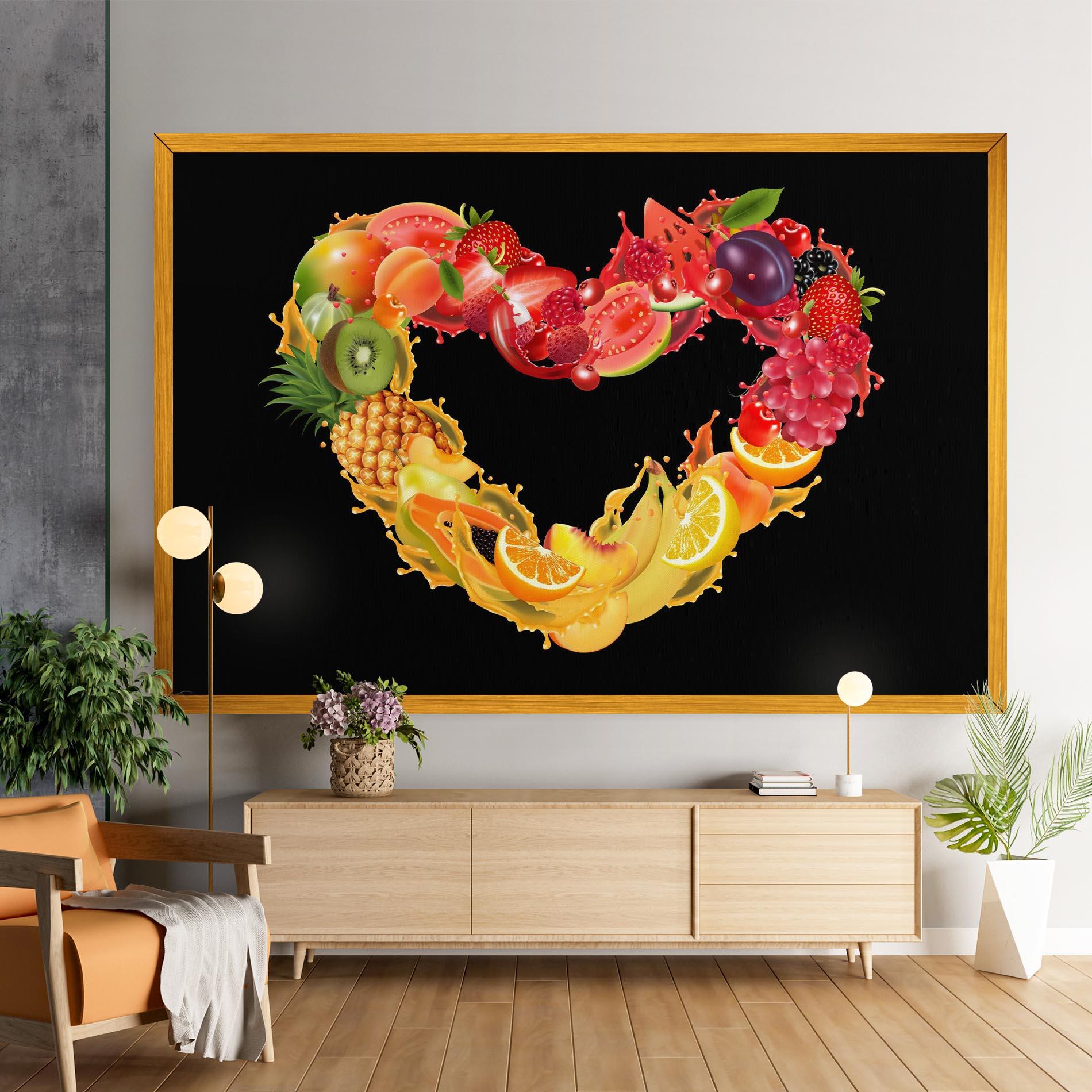 Leinwandbild Juice Frame mockup 9