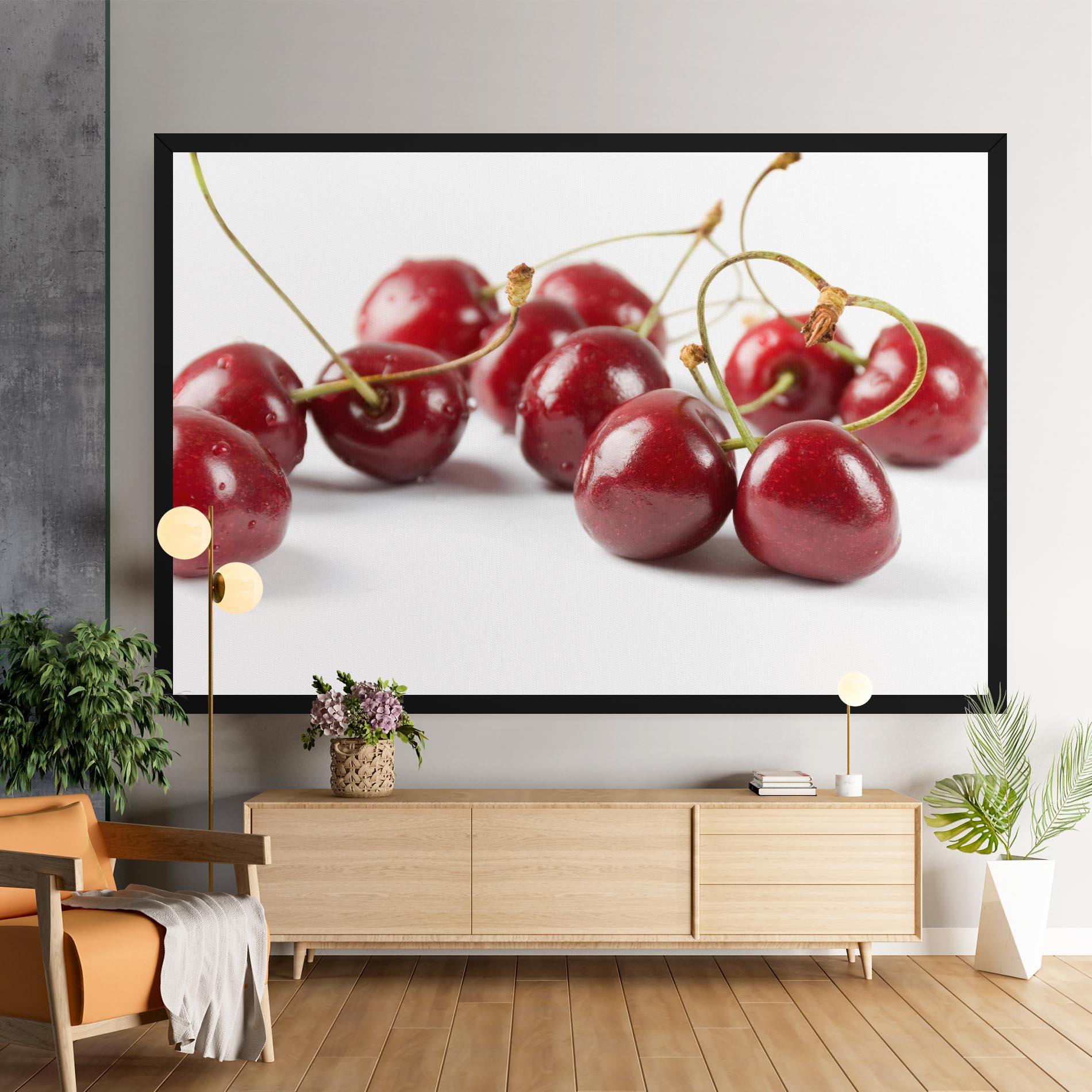 Leinwandbild Cherry Berries mockup 9