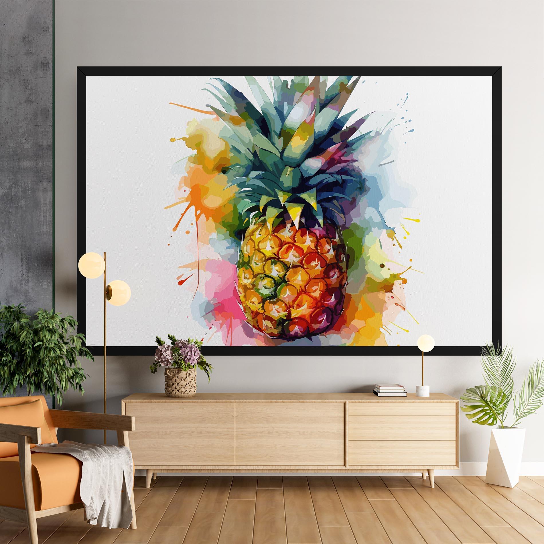 Leinwandbild Color Mix Pineapple mockup 9