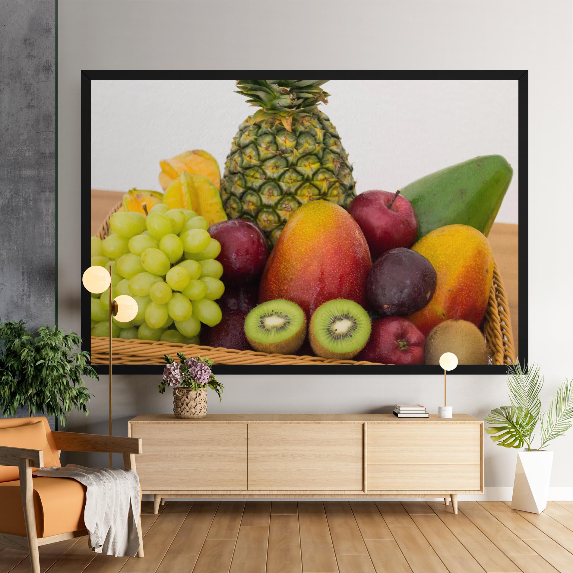 Leinwandbild Fruit Basket mockup 9