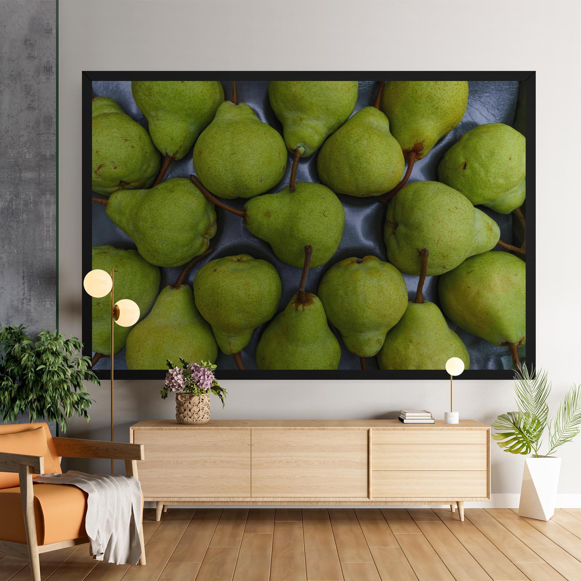 Leinwandbild Green Pear mockup 9
