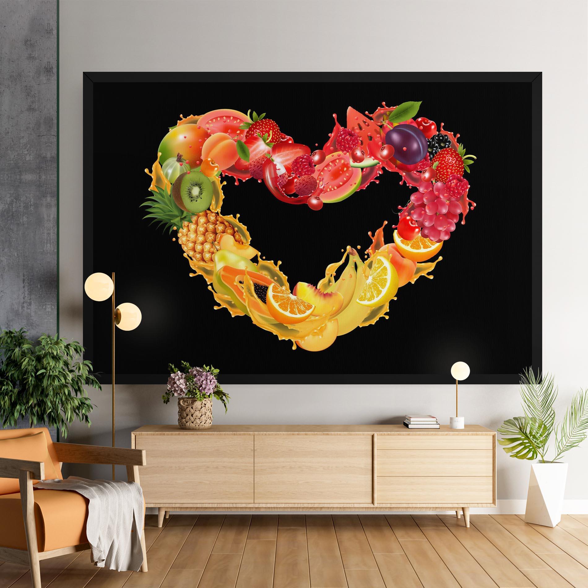 Leinwandbild Juice Frame mockup 9