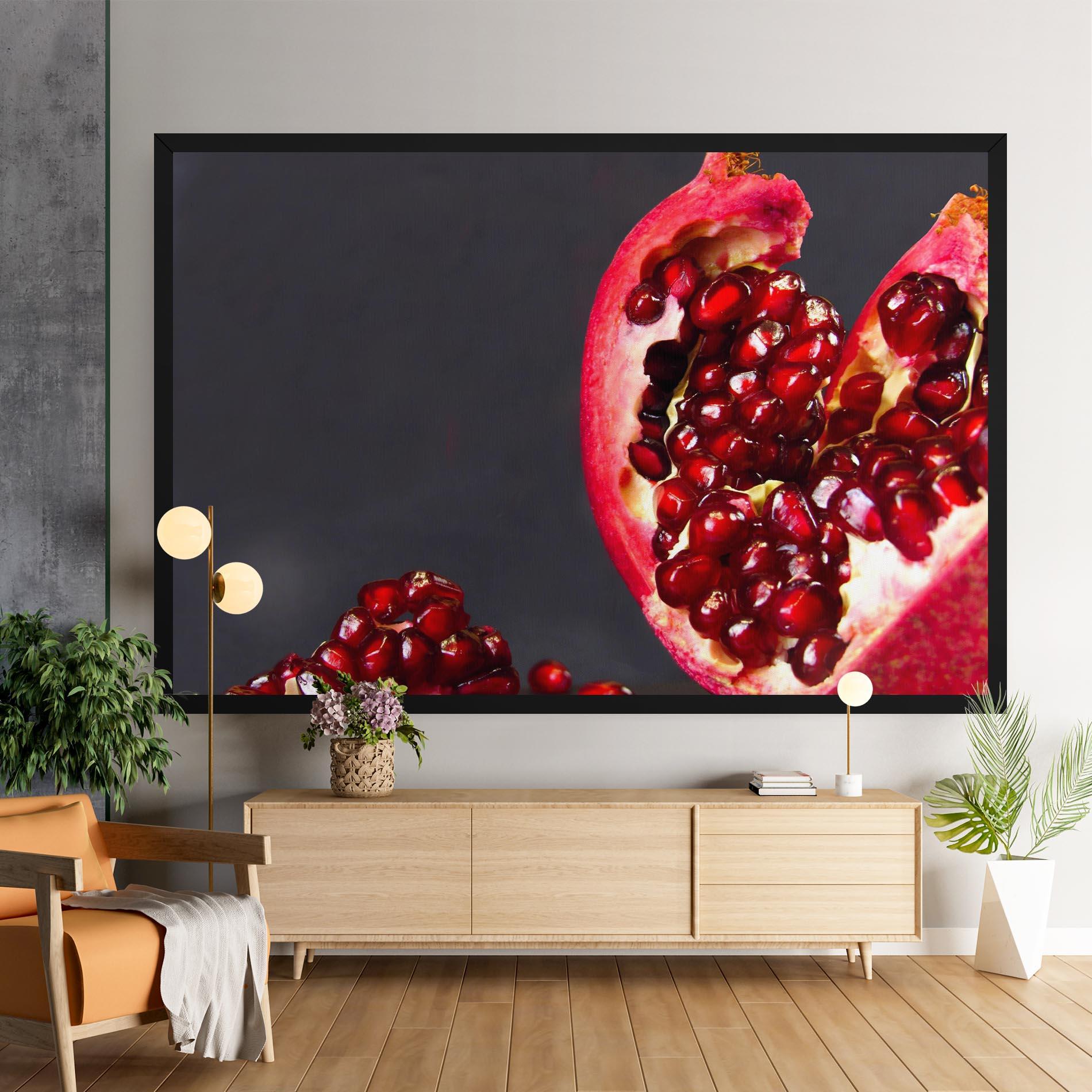 Leinwandbild Open Pomegranate mockup 9