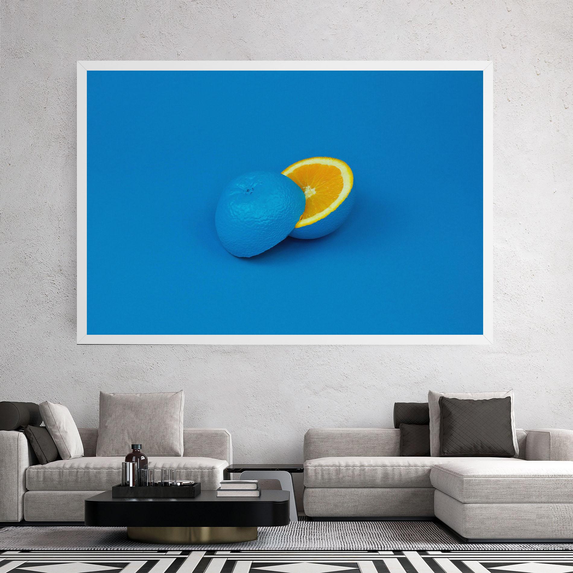 Leinwandbild Blue Orange mockup 2