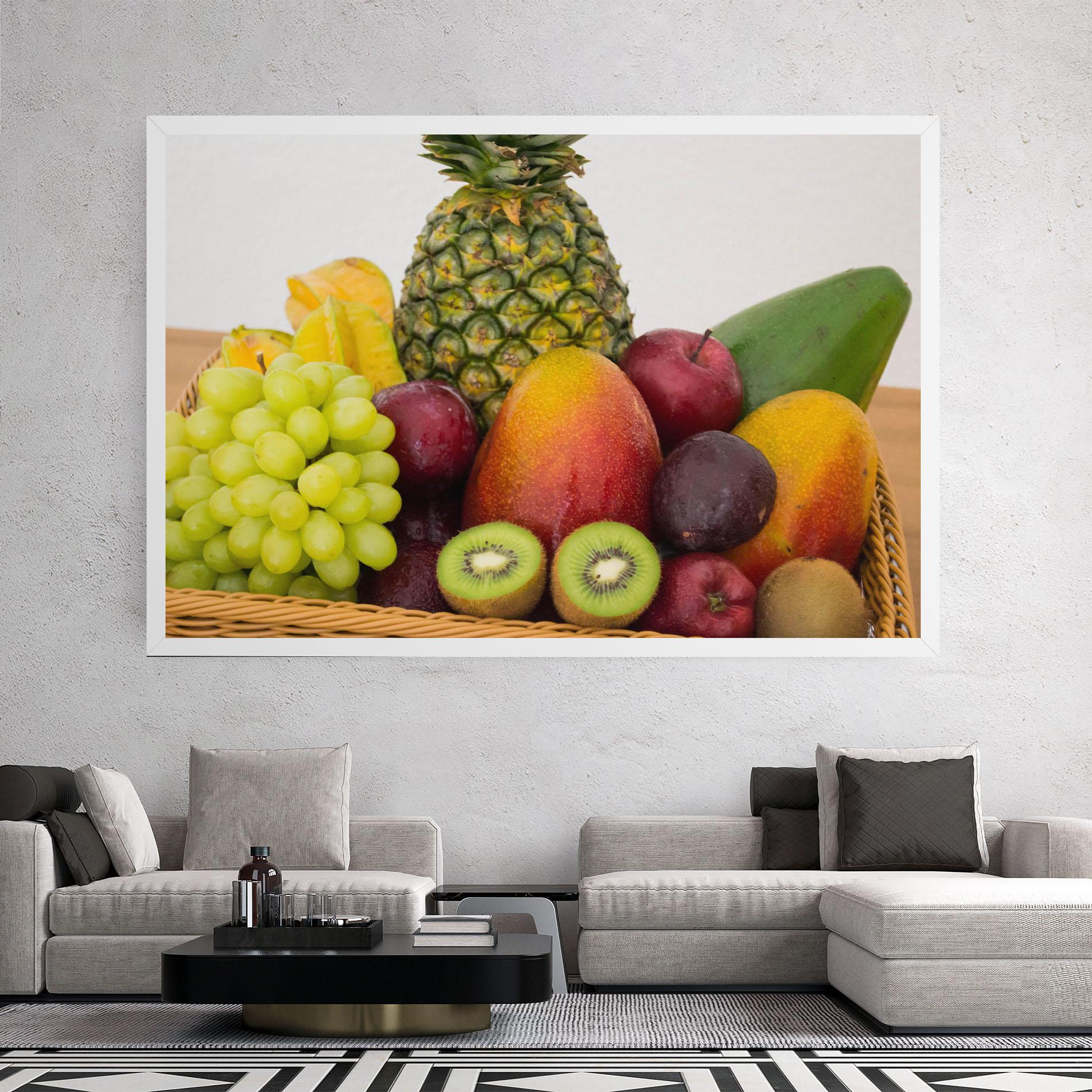 Leinwandbild Fruit Basket mockup 2