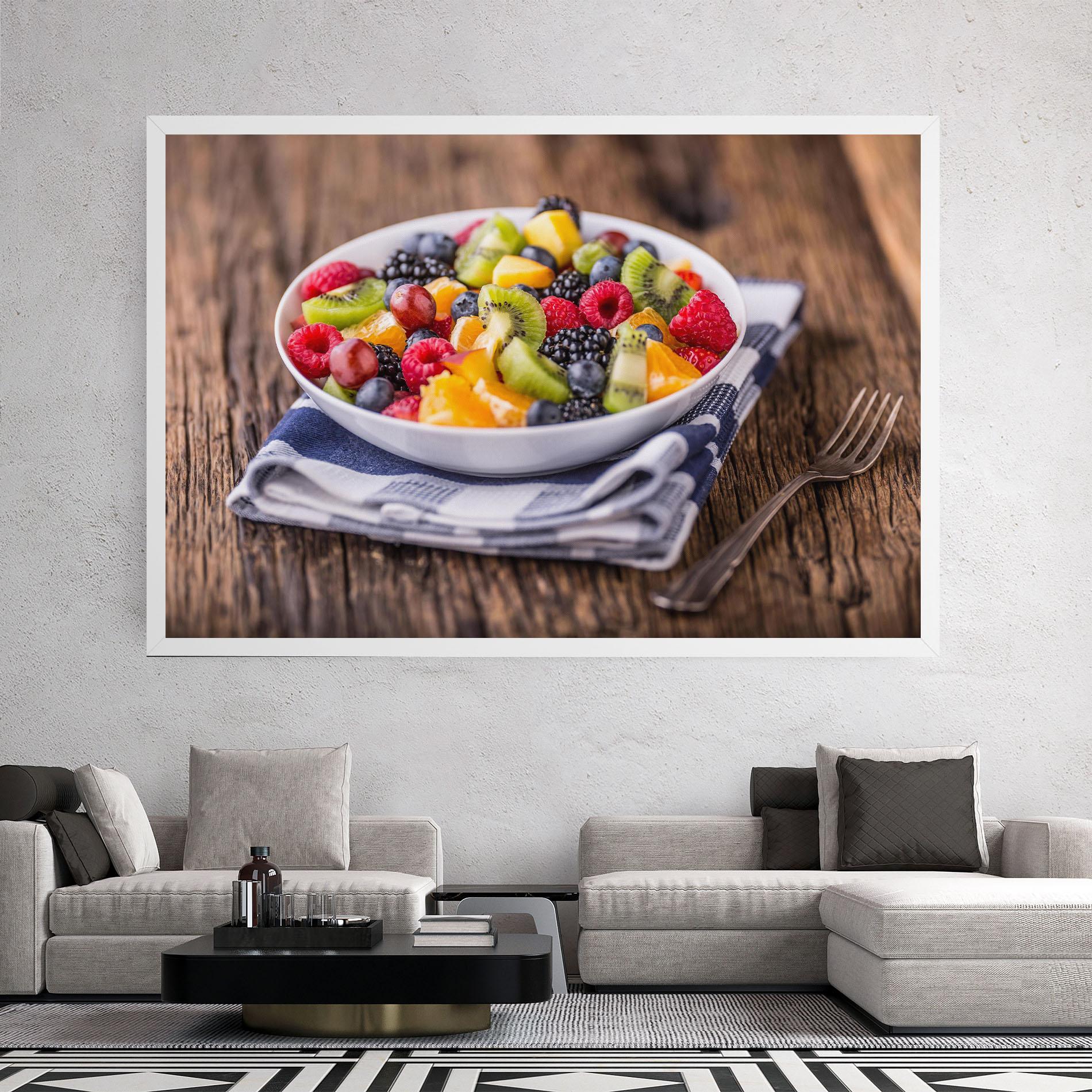 Leinwandbild Fruit Salad mockup 2