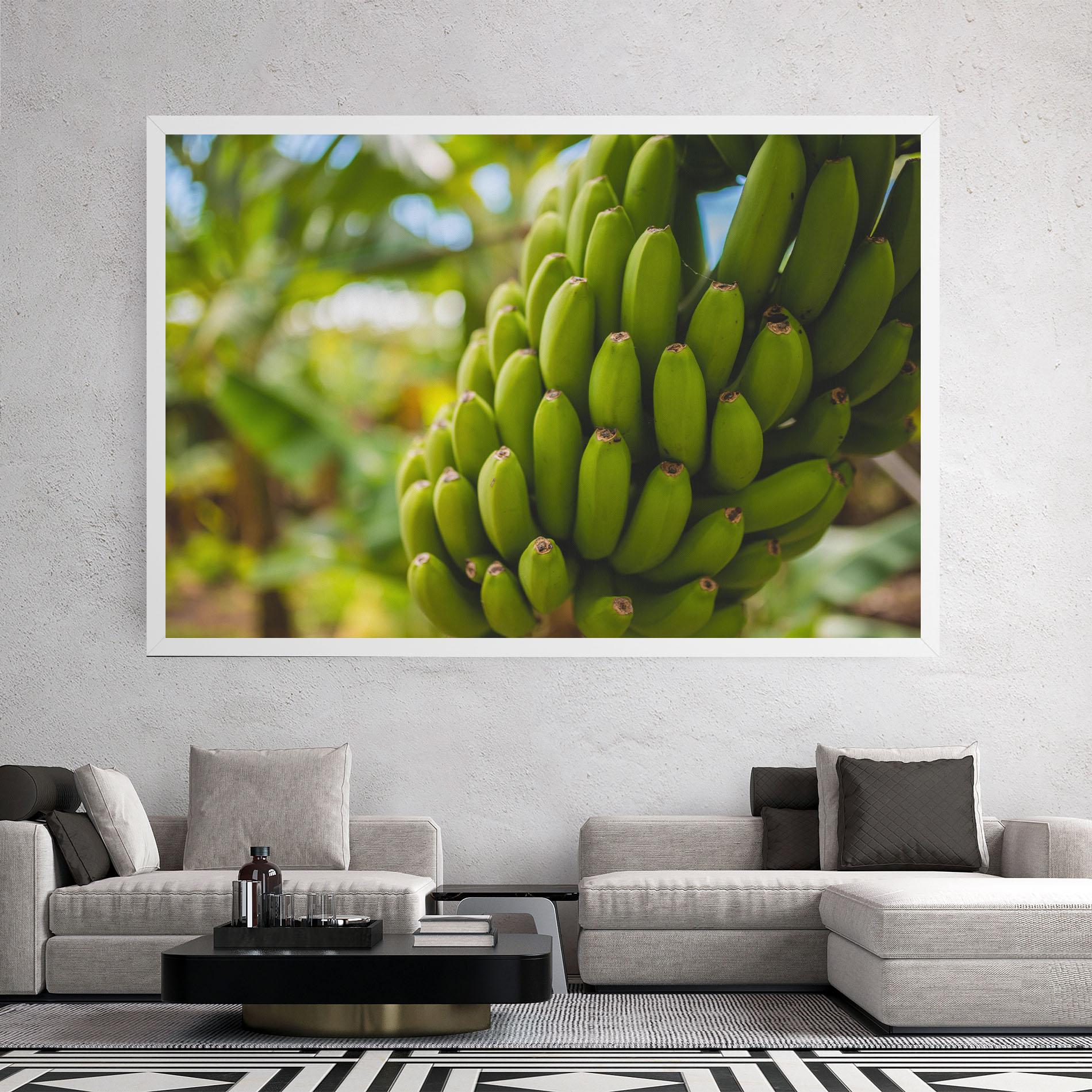 Leinwandbild Green Banana mockup 2