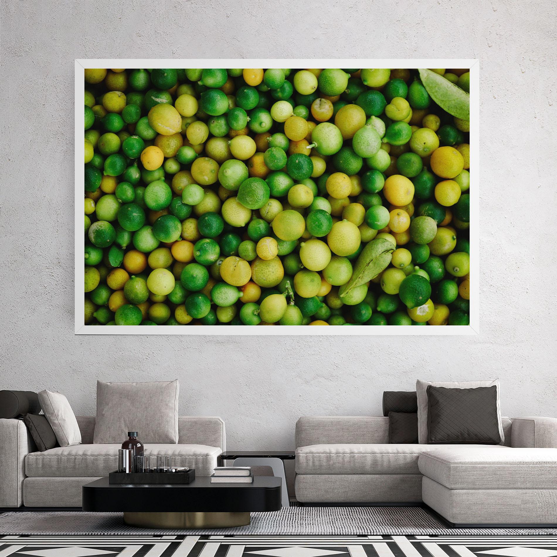 Leinwandbild Green Lime mockup 2