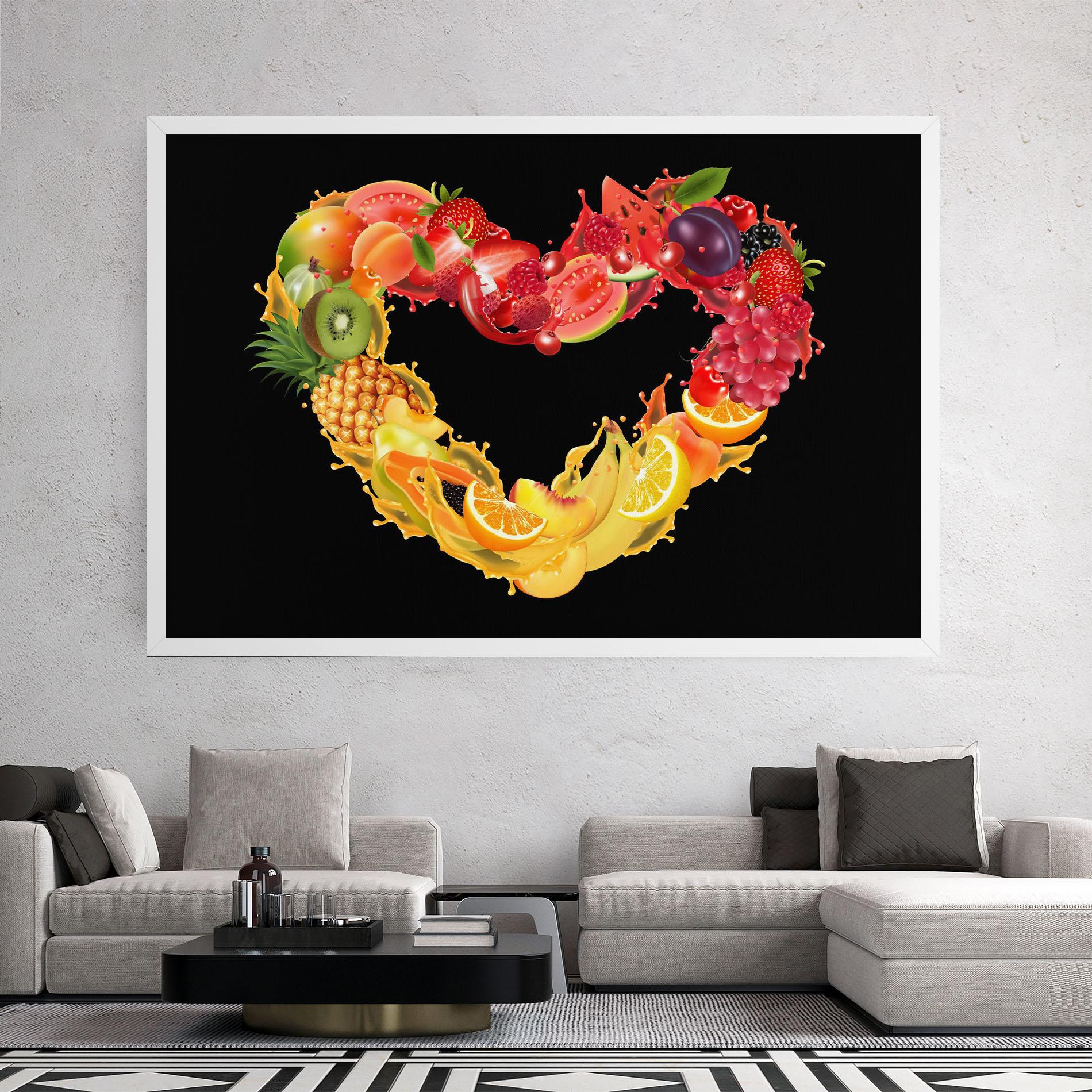 Leinwandbild Juice Frame mockup 2