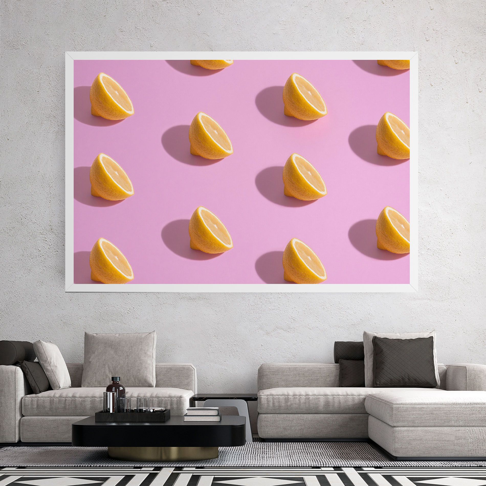 Lemon Pattern mockup 2