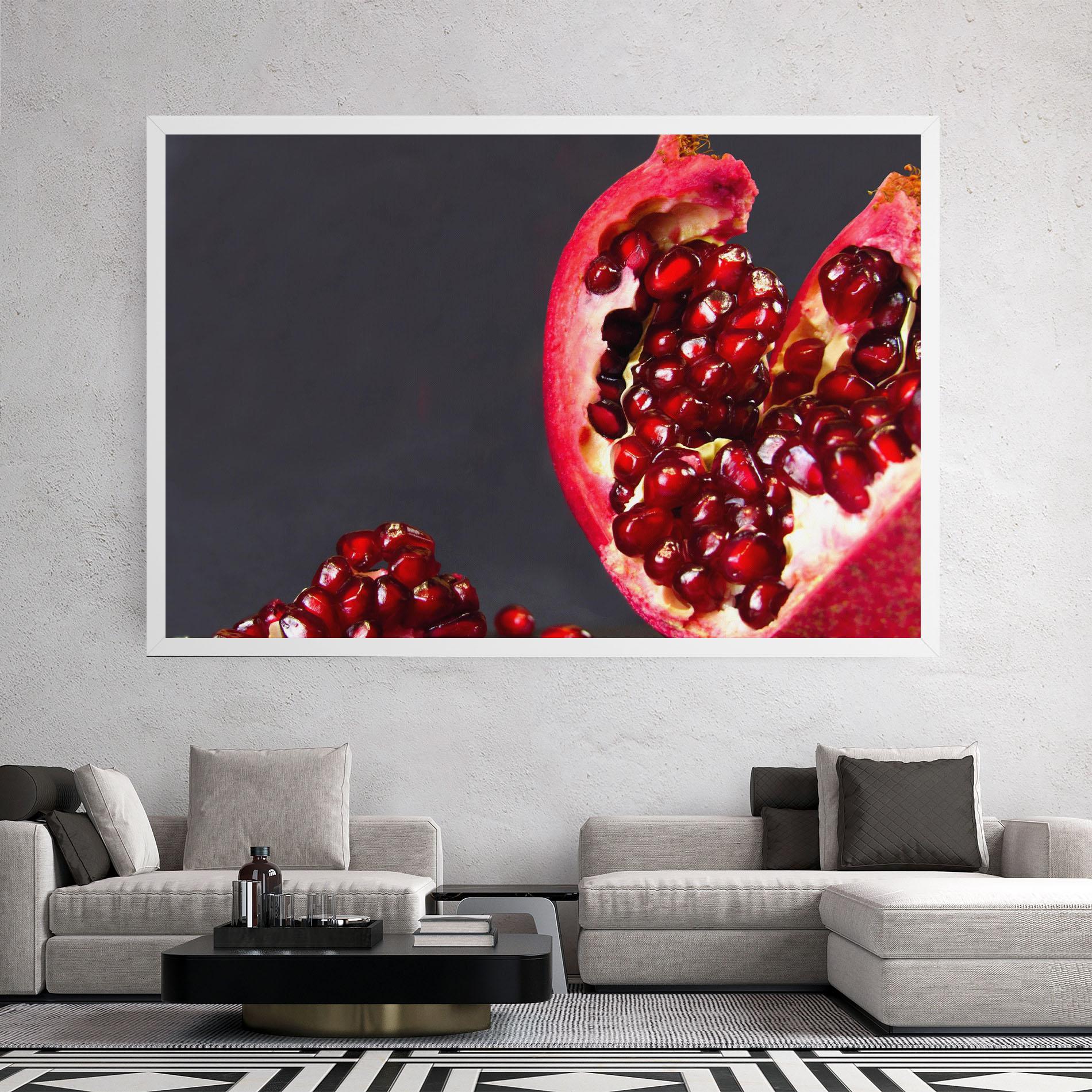 Leinwandbild Open Pomegranate mockup 2
